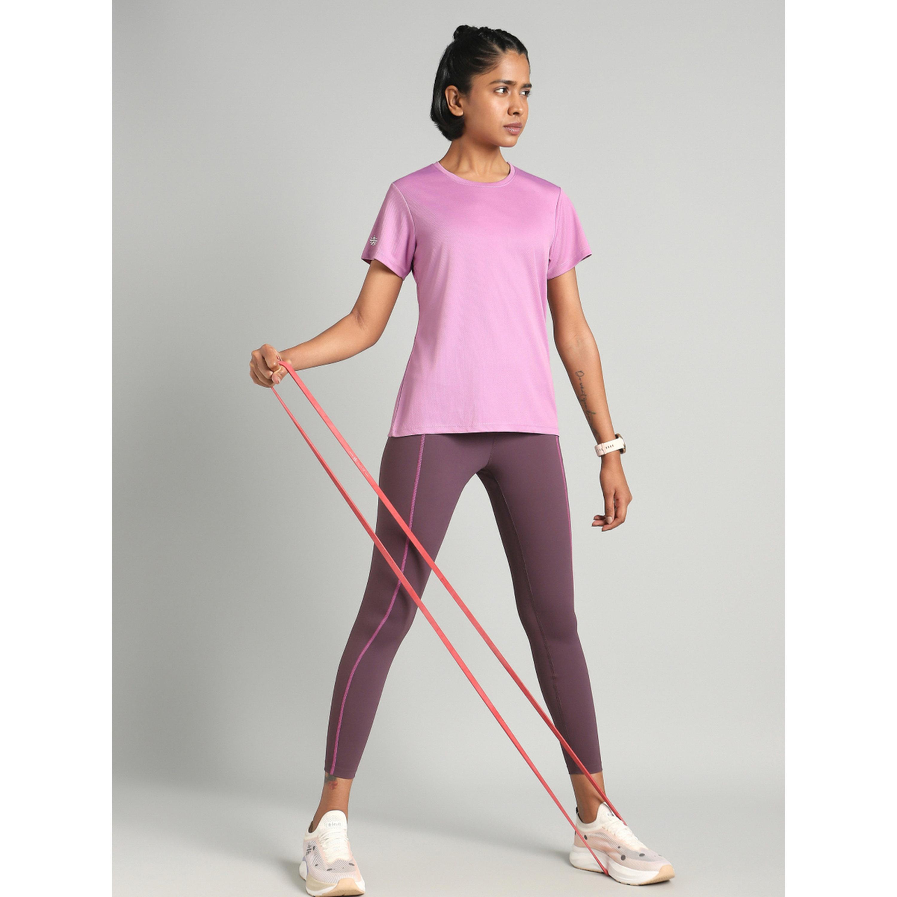 Cult X Styli Purple Performance T-Shirt with Minimal Graphic-sports-women-clothing-tshirtsandvests-image-2