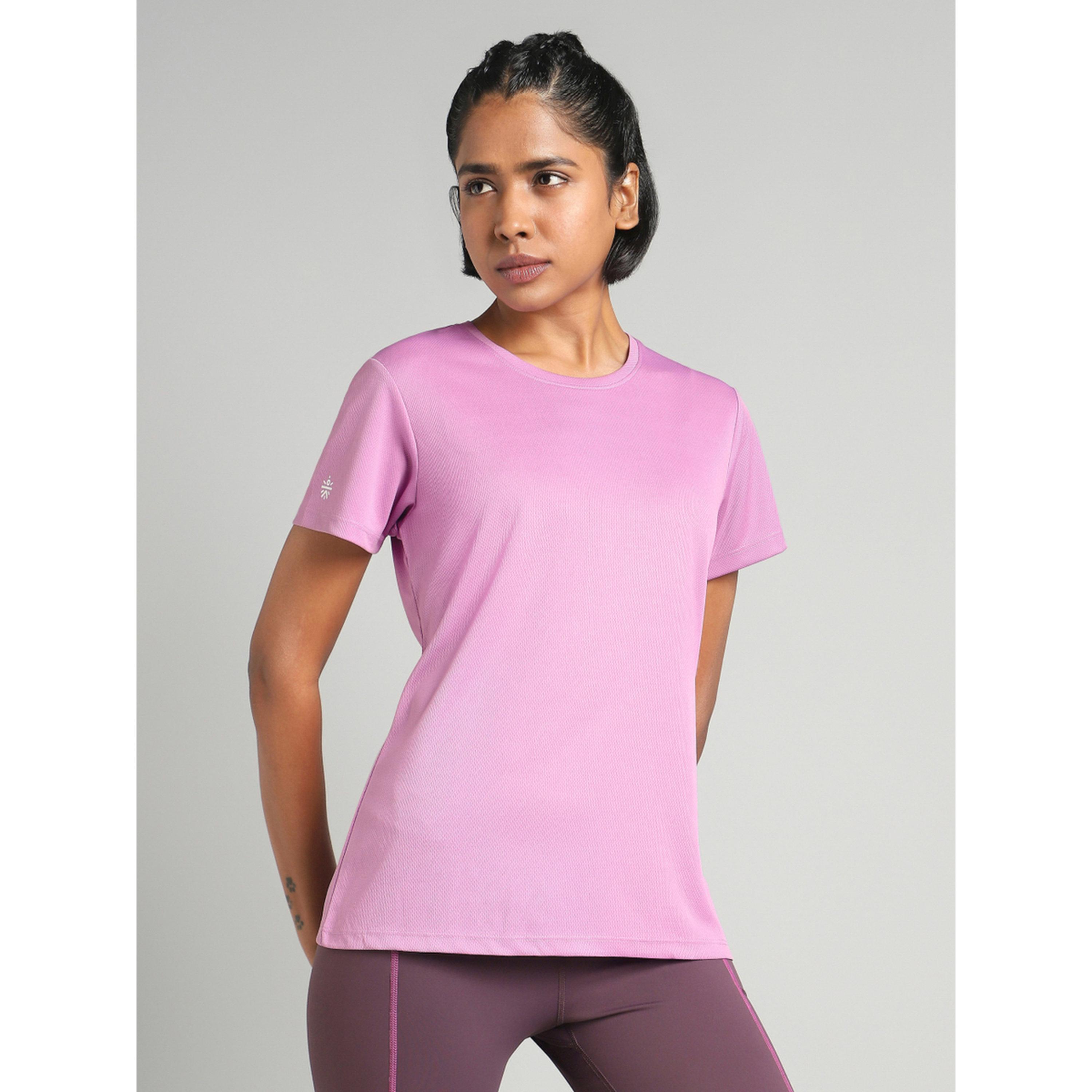 Cult X Styli Purple Performance T-Shirt with Minimal Graphic-sports-women-clothing-tshirtsandvests-image-3