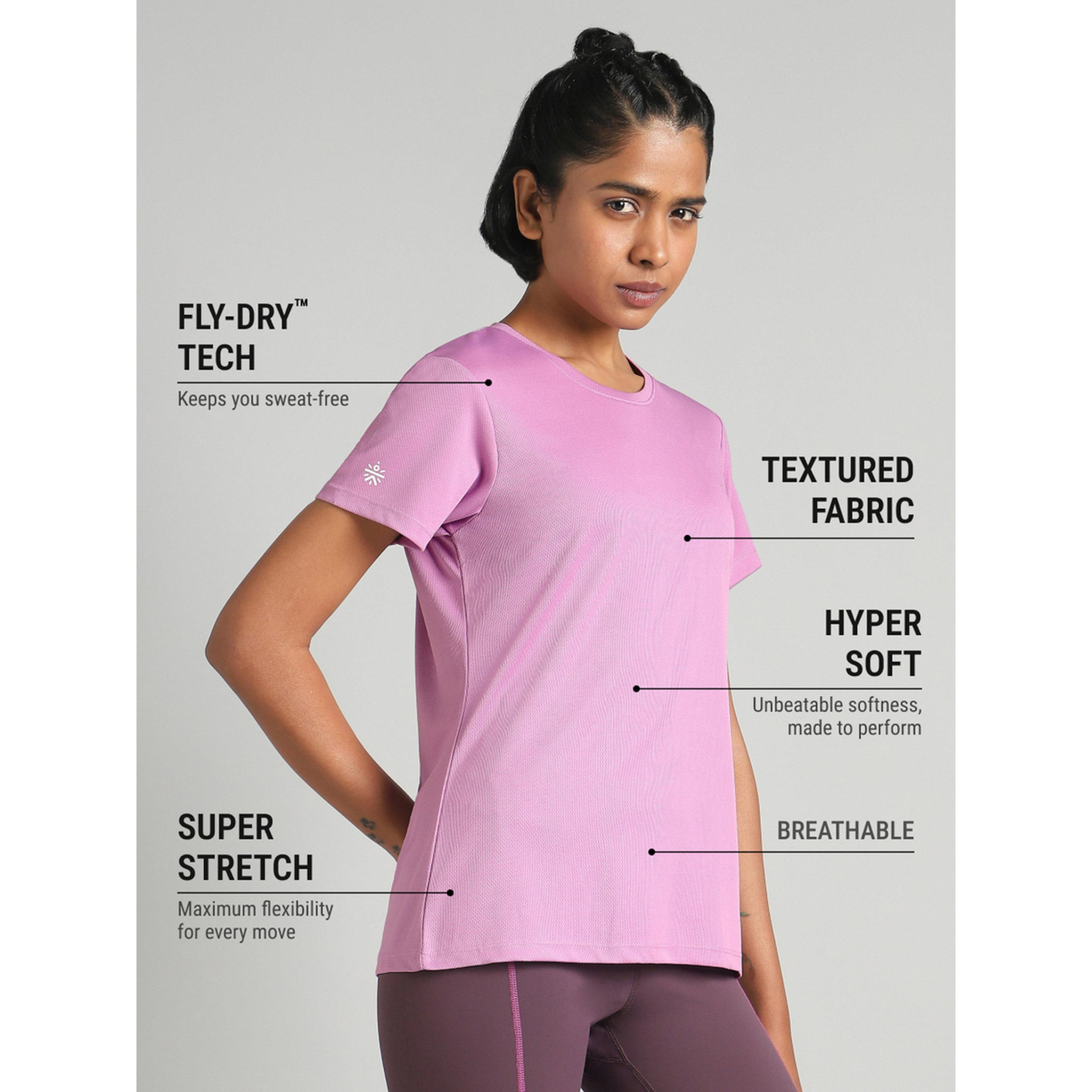 Cult X Styli Purple Performance T-Shirt with Minimal Graphic-sports-women-clothing-tshirtsandvests-image-4