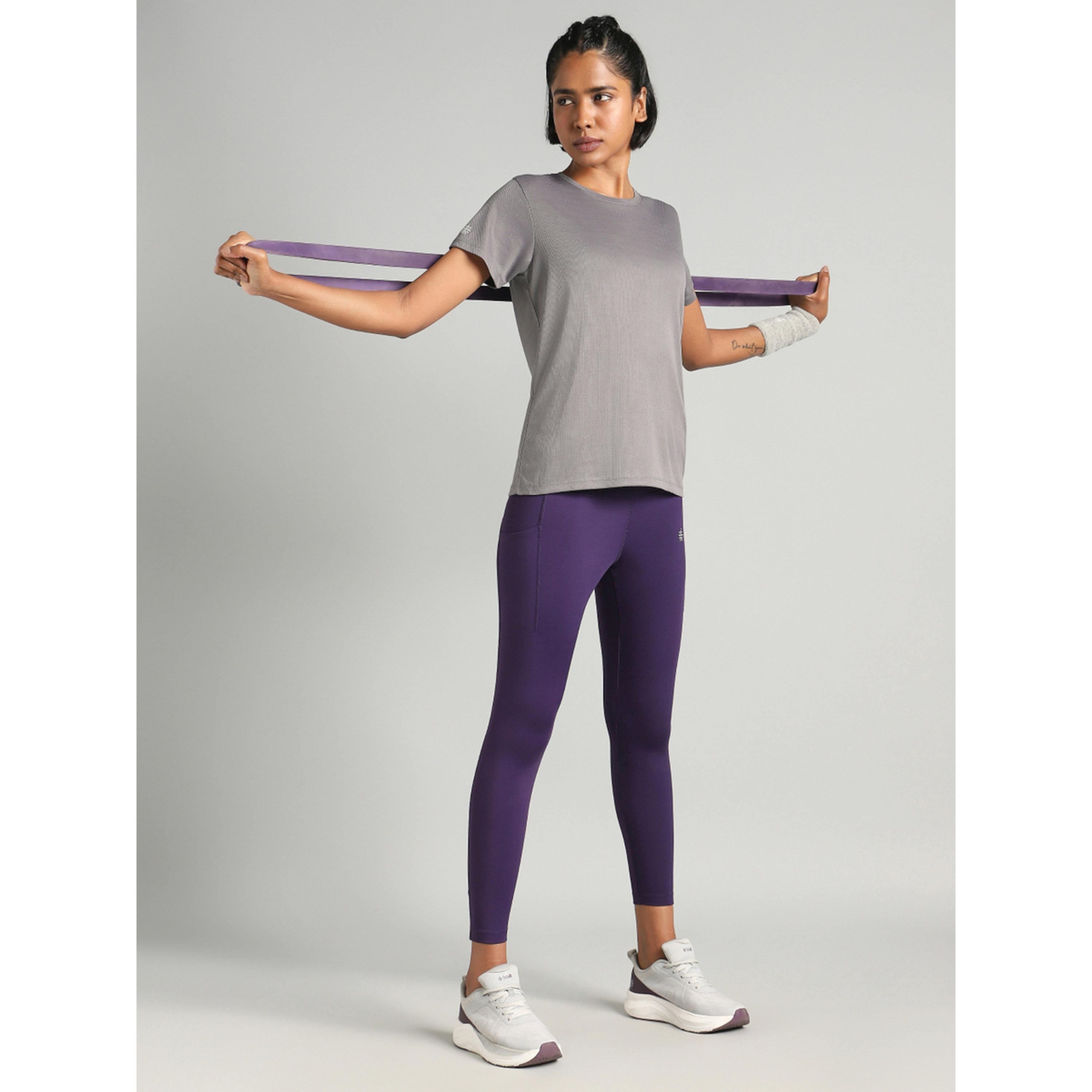 Cult X Styli Grey Performance T-Shirt with Minimal Graphic-sports-women-clothing-tshirtsandvests-image-2