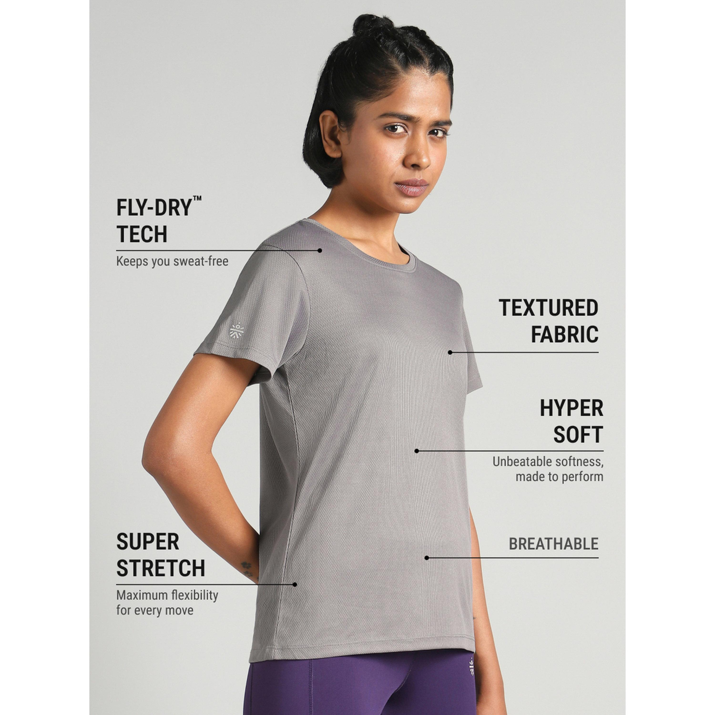 Cult X Styli Grey Performance T-Shirt with Minimal Graphic-sports-women-clothing-tshirtsandvests-image-4