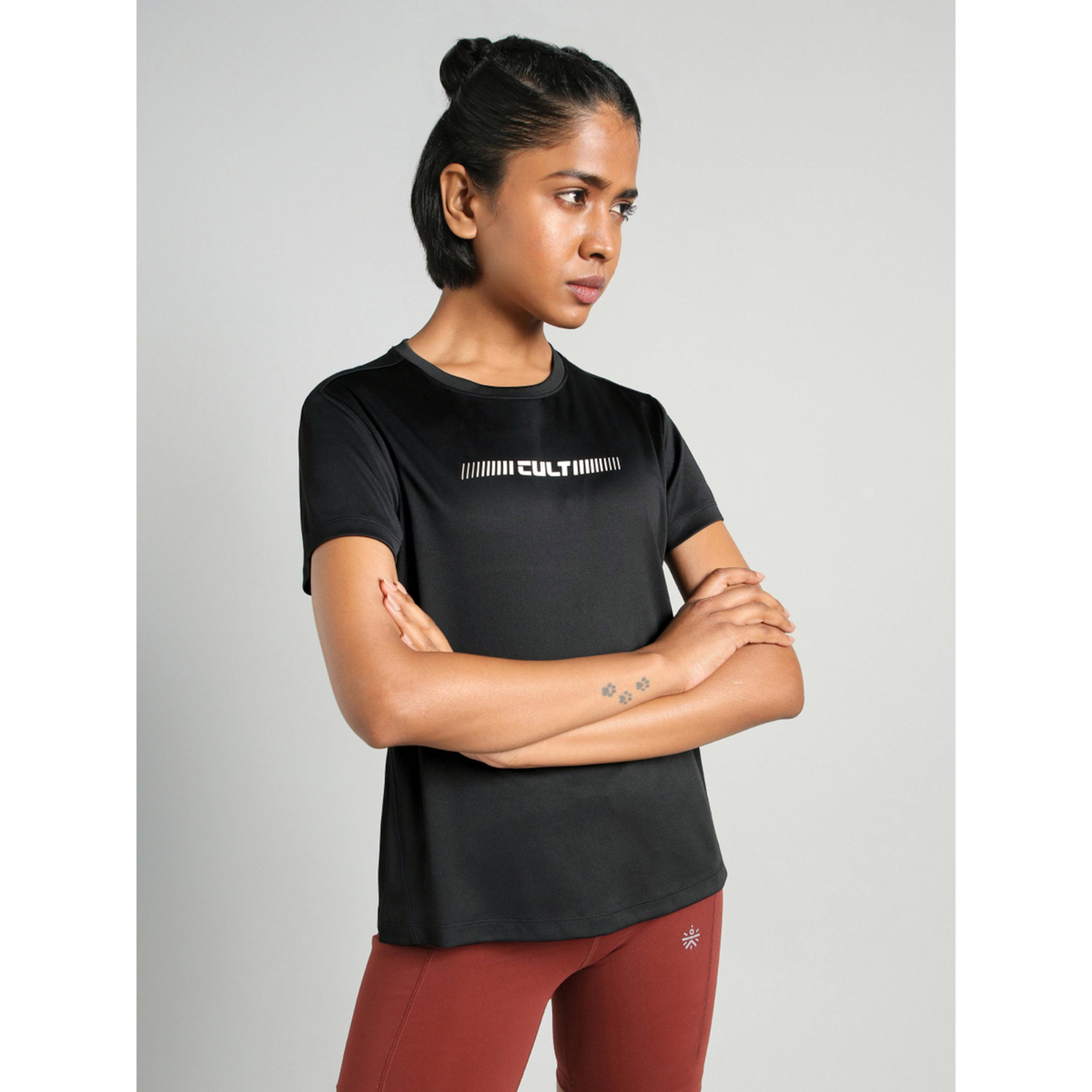 Cult X Styli Black Everyday Performance T-Shirt-sports-women-clothing-tshirtsandvests-image-3