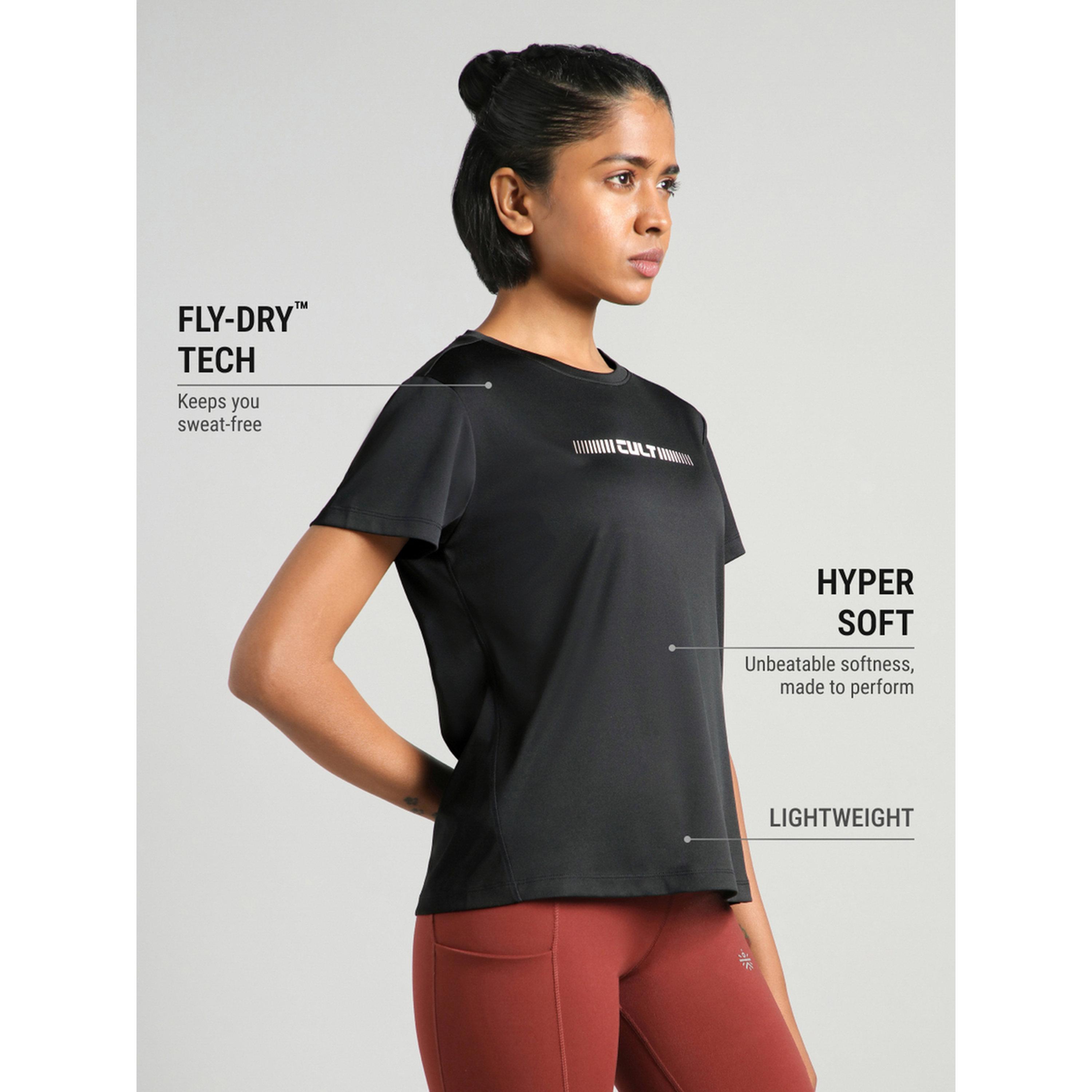 Cult X Styli Black Everyday Performance T-Shirt-sports-women-clothing-tshirtsandvests-image-4