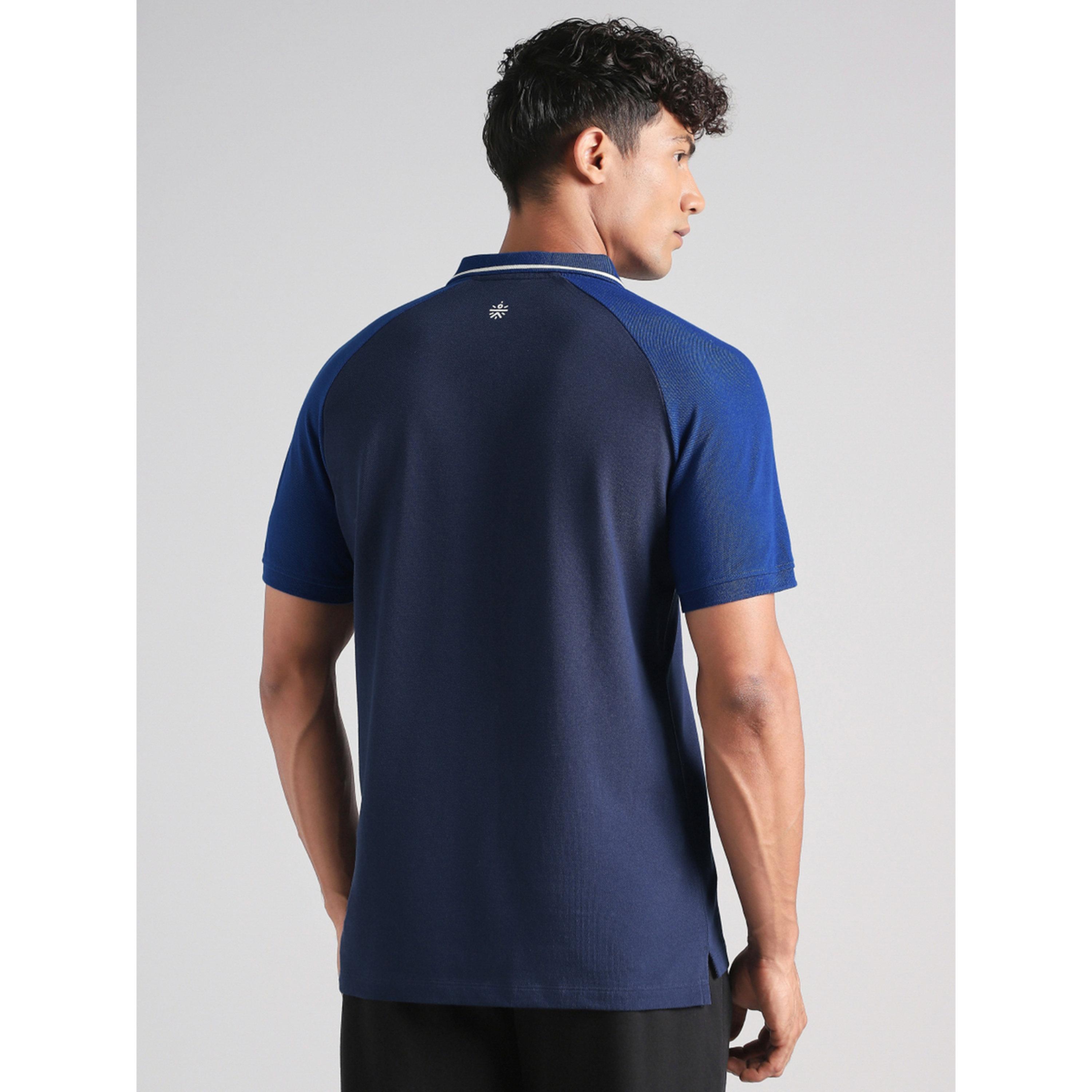 تيشيرت بولو كحلي بنمط نادي رياضي للرجال-men-clothing-sportswearandactivewear-tshirtsandpolos-image-5