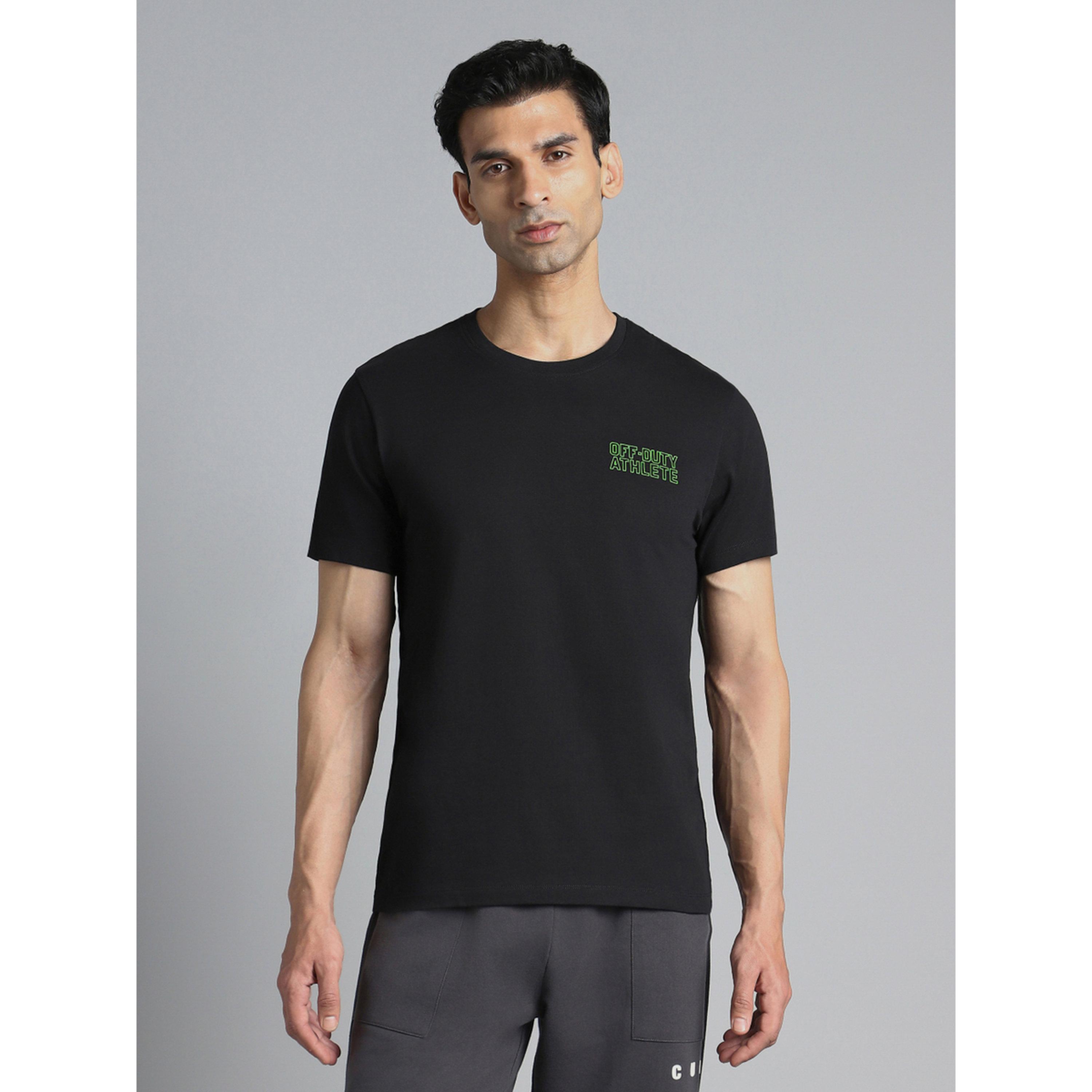 Cult X Styli Men Black Graphic Print Cotton T-Shirt-men-clothing-sportswearandactivewear-tshirtsandpolos-image-1