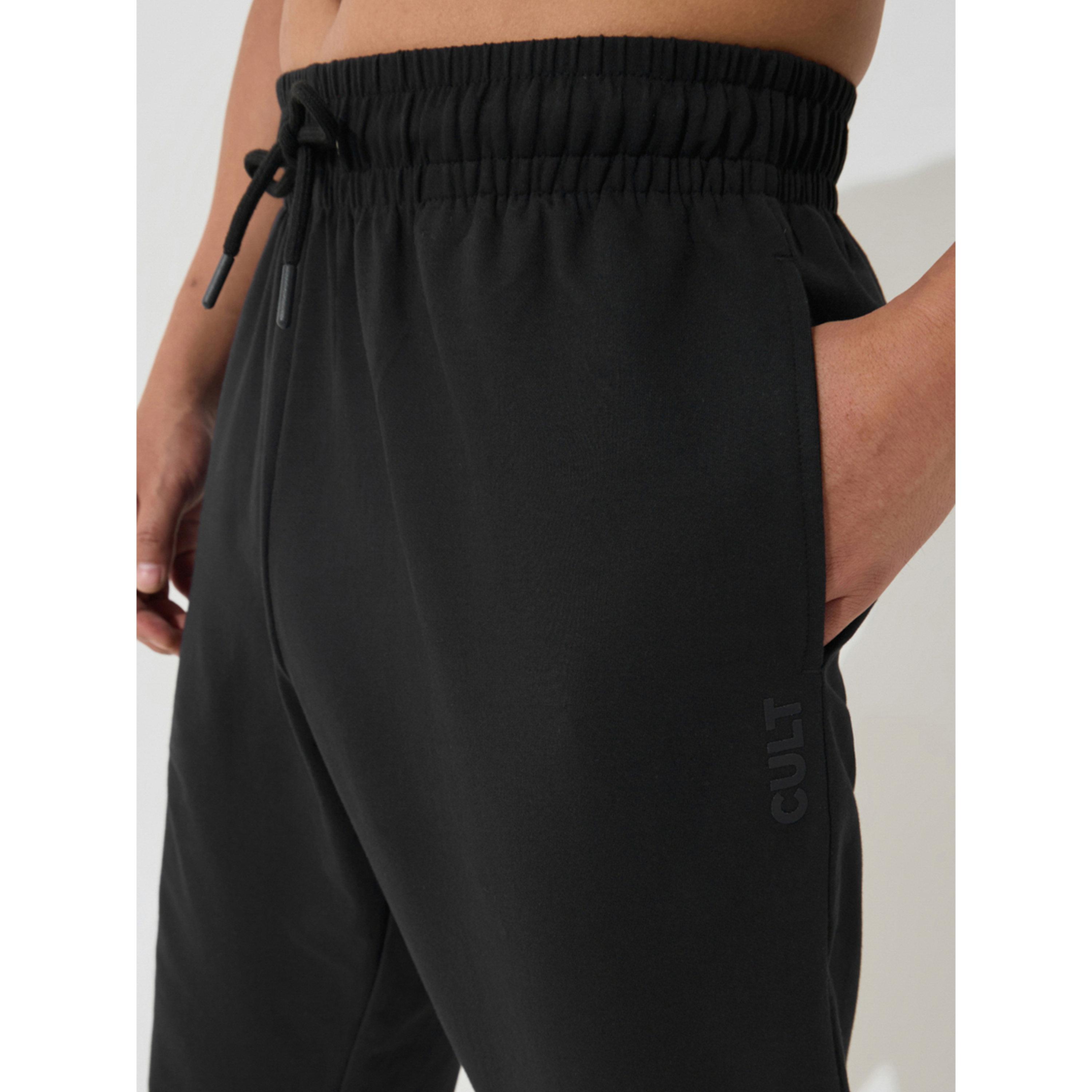 Cult X Styli Men Black Soft Form Classic Joggers-men-clothing-sportswearandactivewear-bottoms-image-6