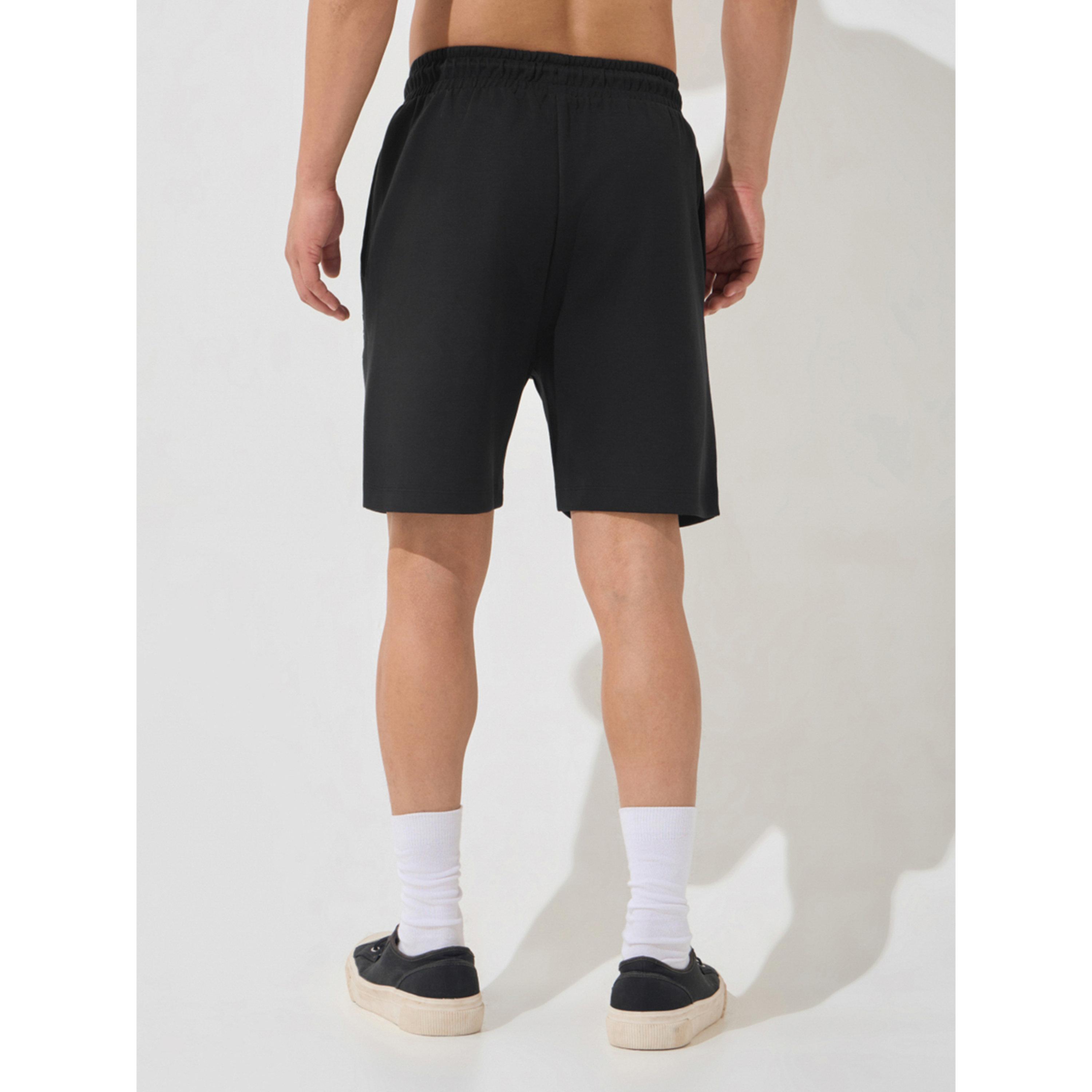 Cult X Styli Men Black Ultra Luxe Classic Shorts-men-clothing-sportswearandactivewear-bottoms-image-5