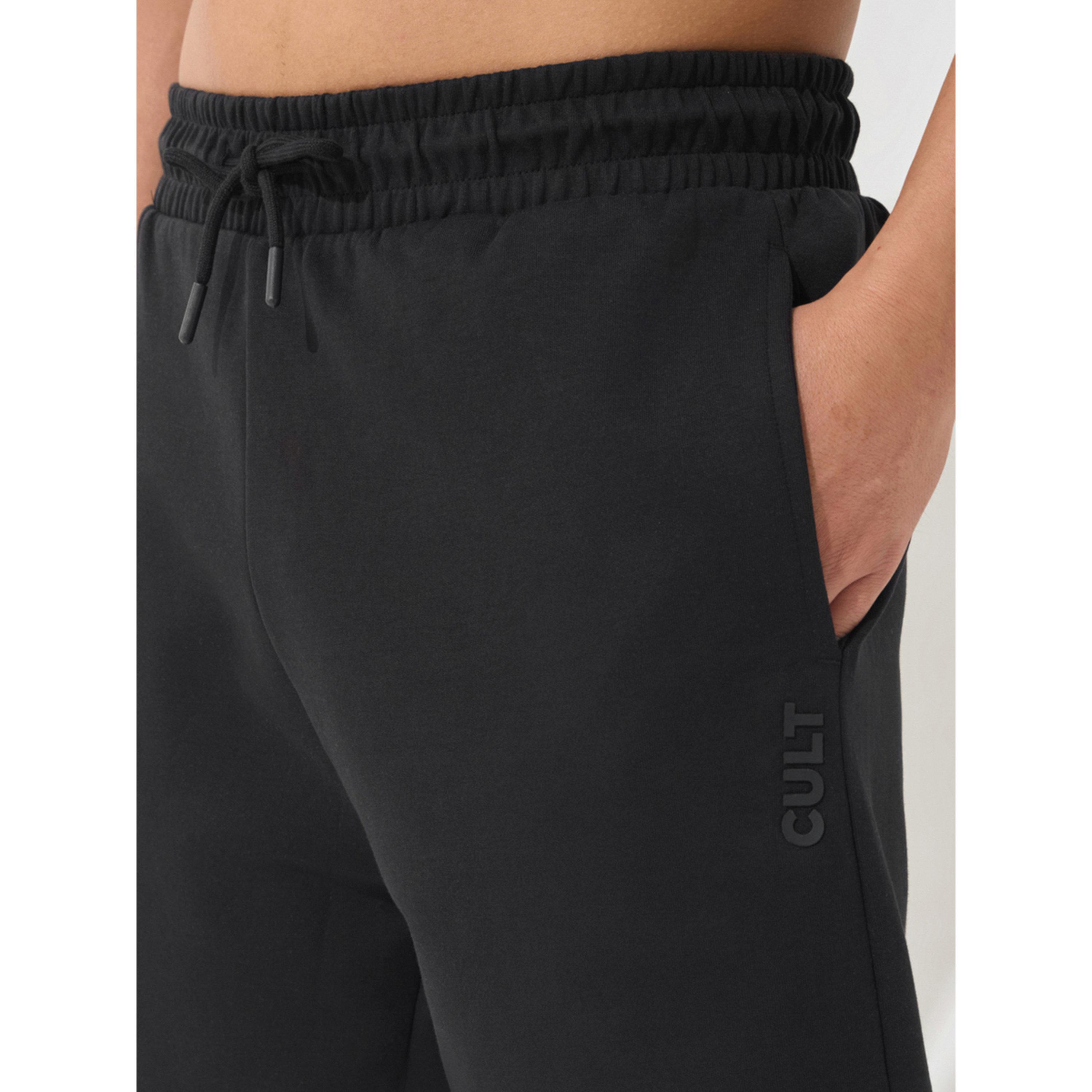 Cult X Styli Men Black Ultra Luxe Classic Shorts-men-clothing-sportswearandactivewear-bottoms-image-6