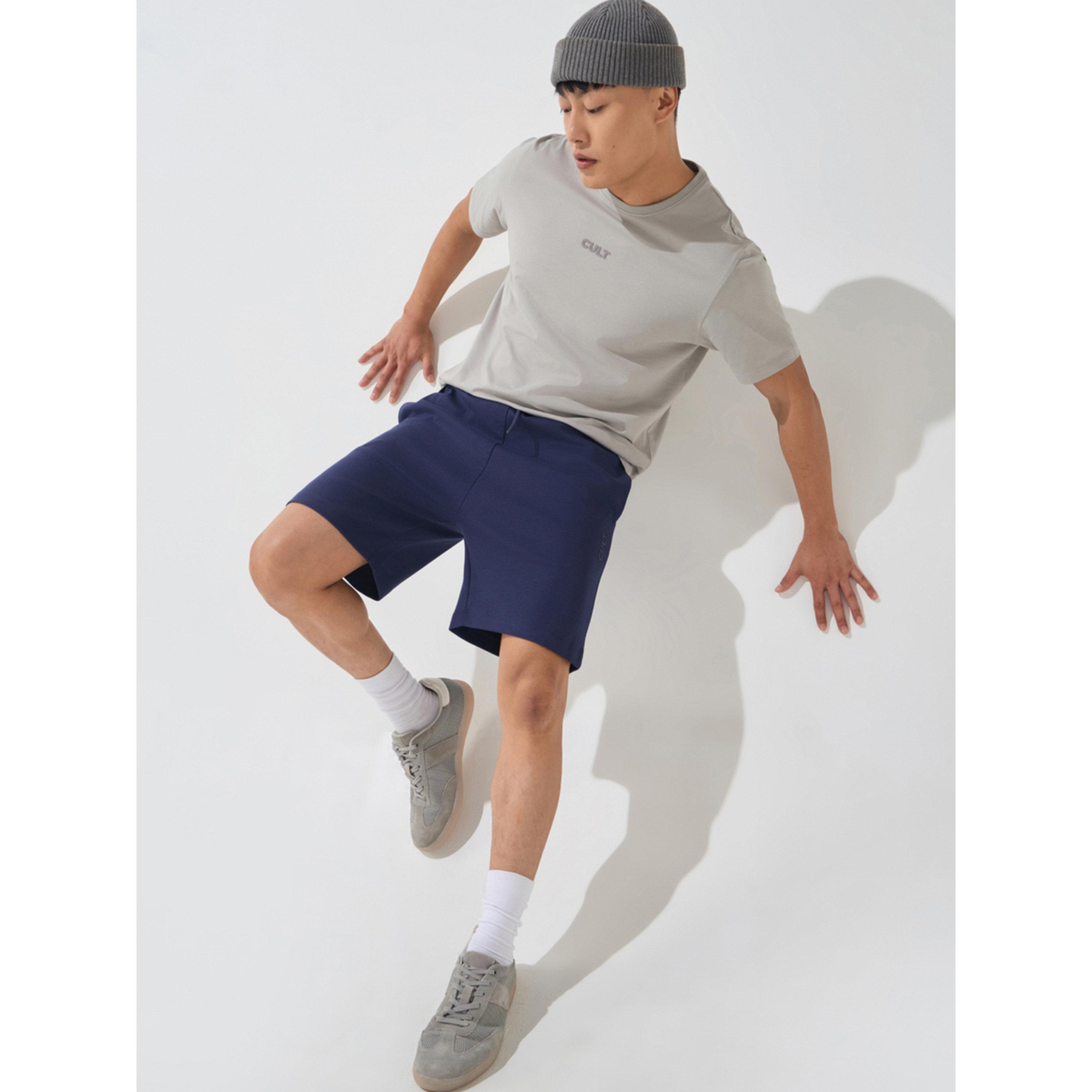 Cult X Styli Men Navy Ultra Luxe Classic Shorts-men-clothing-sportswearandactivewear-bottoms-image-2