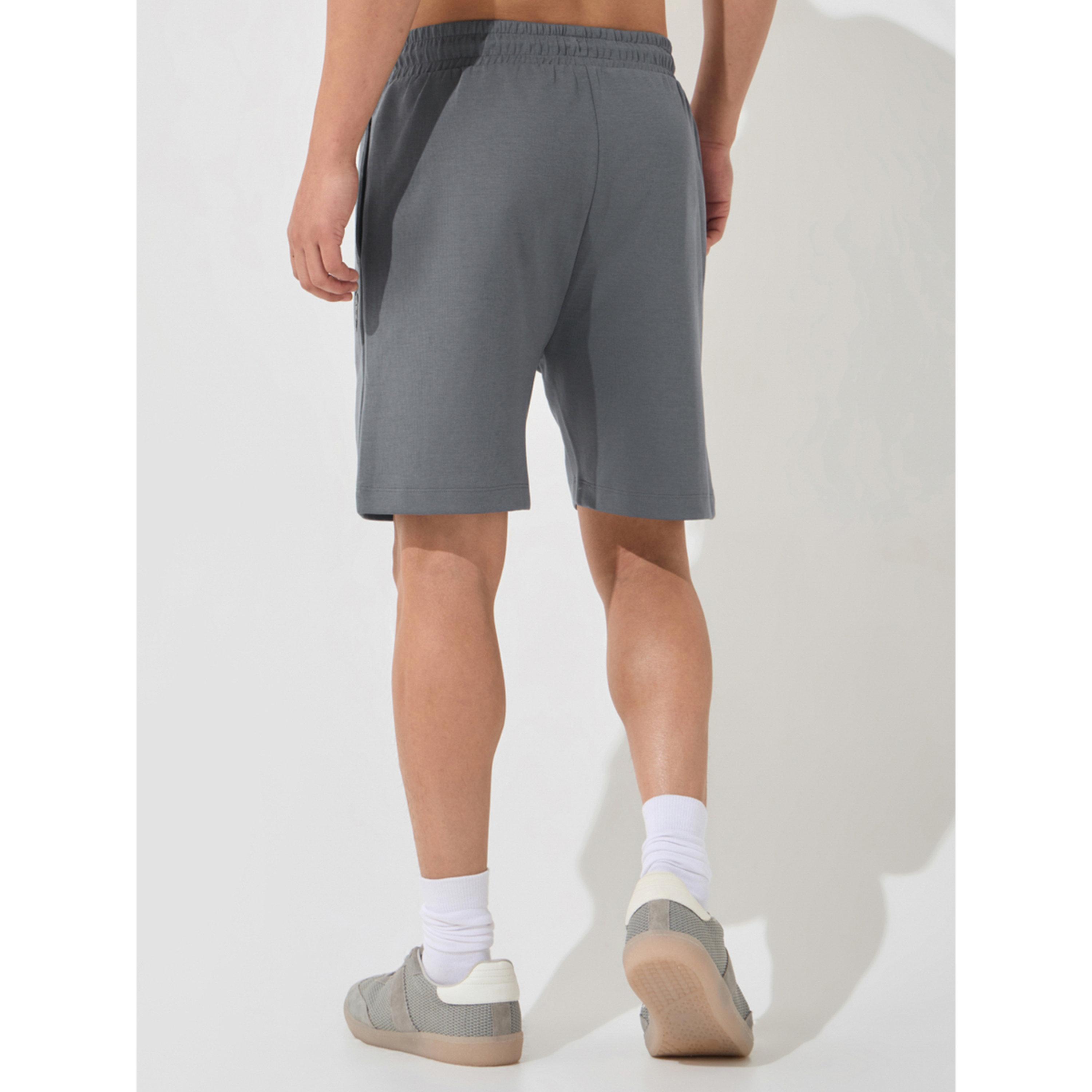 Cult X Styli Men Dark Grey Ultra Luxe Classic Shorts-men-clothing-sportswearandactivewear-bottoms-image-5
