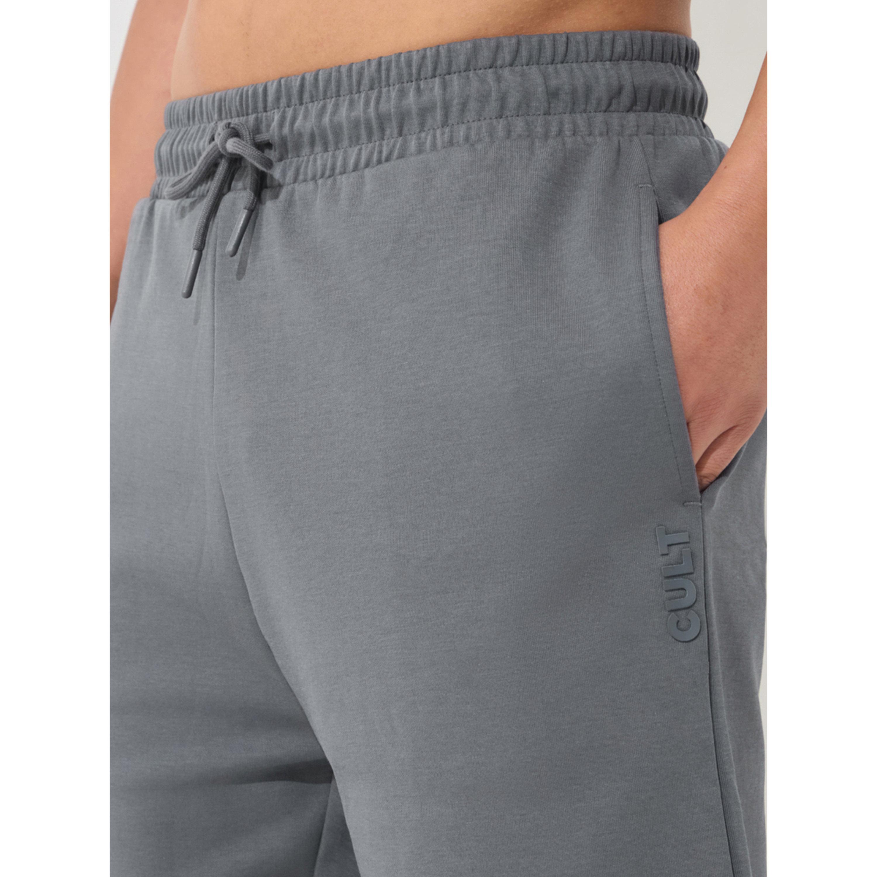 Cult X Styli Men Dark Grey Ultra Luxe Classic Shorts-men-clothing-sportswearandactivewear-bottoms-image-6