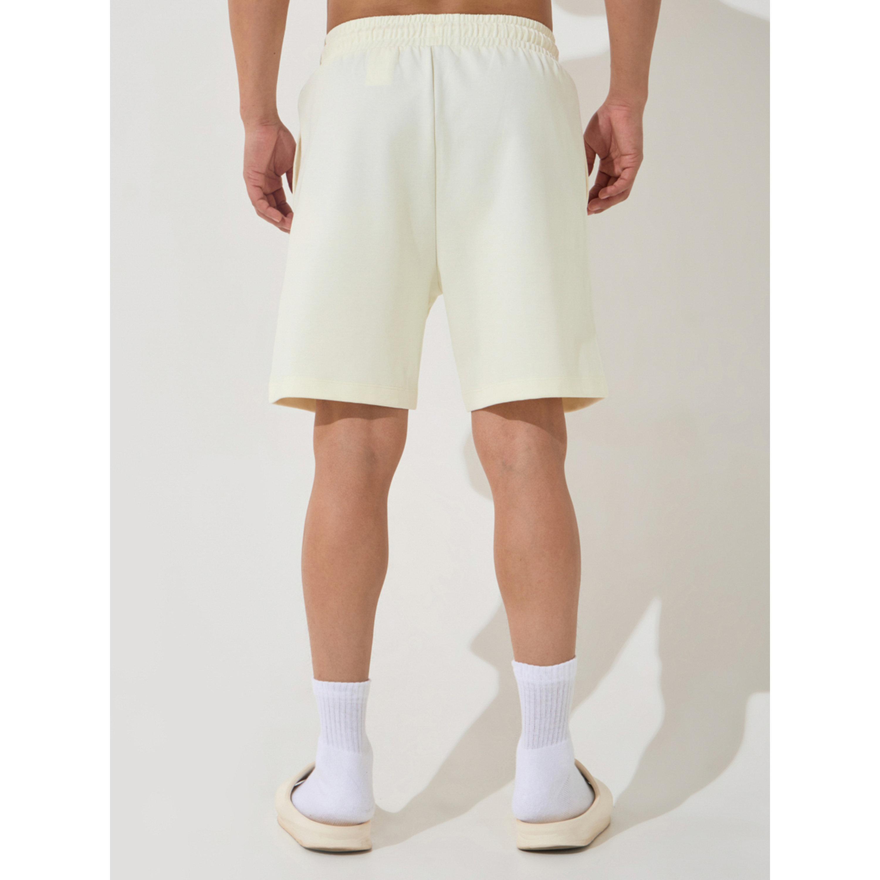 Cult X Styli Men Off-White Ultra Luxe Classic Shorts-men-clothing-sportswearandactivewear-bottoms-image-5