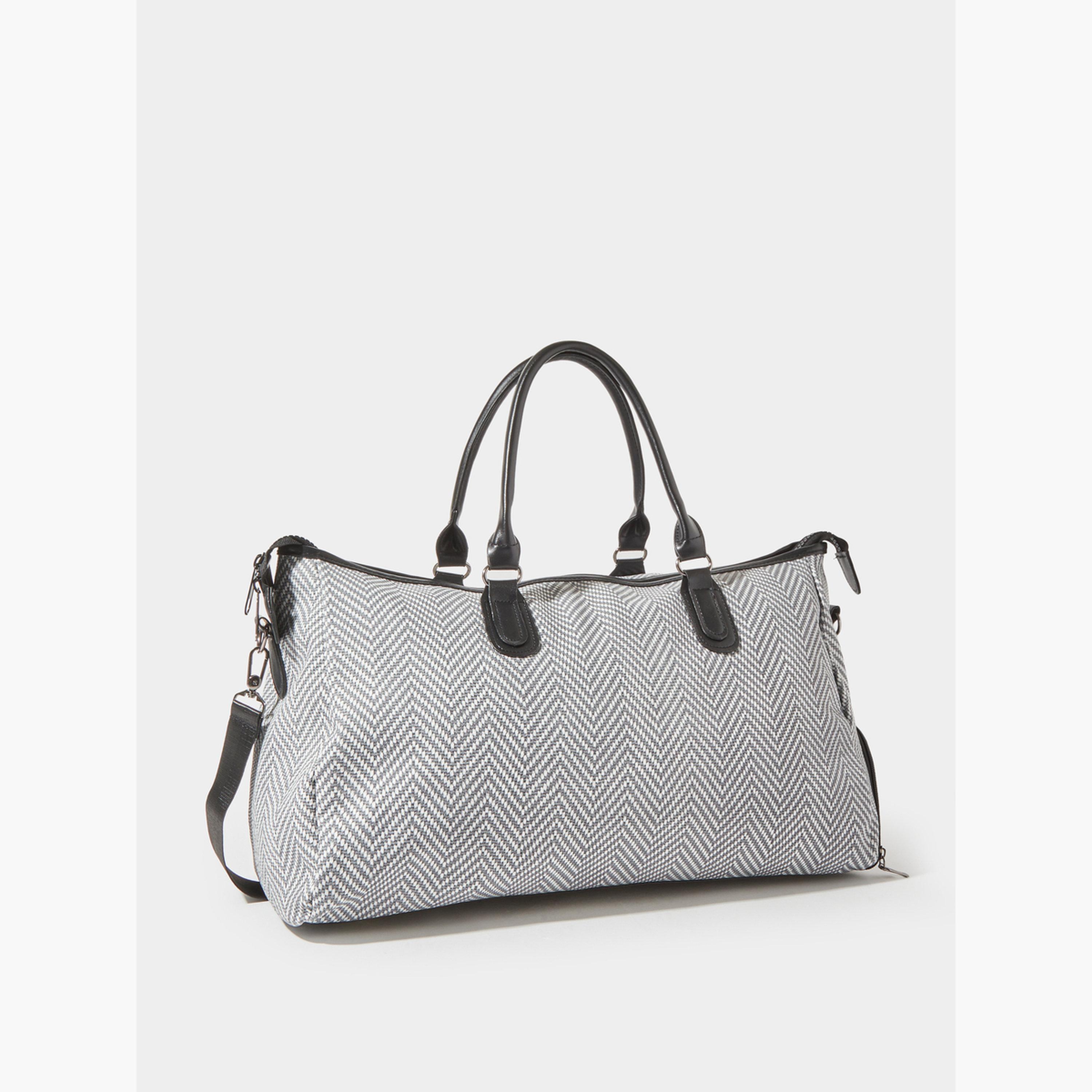 Styli Textured Gym Bag-women-bagsandwallets-handbags-image-1