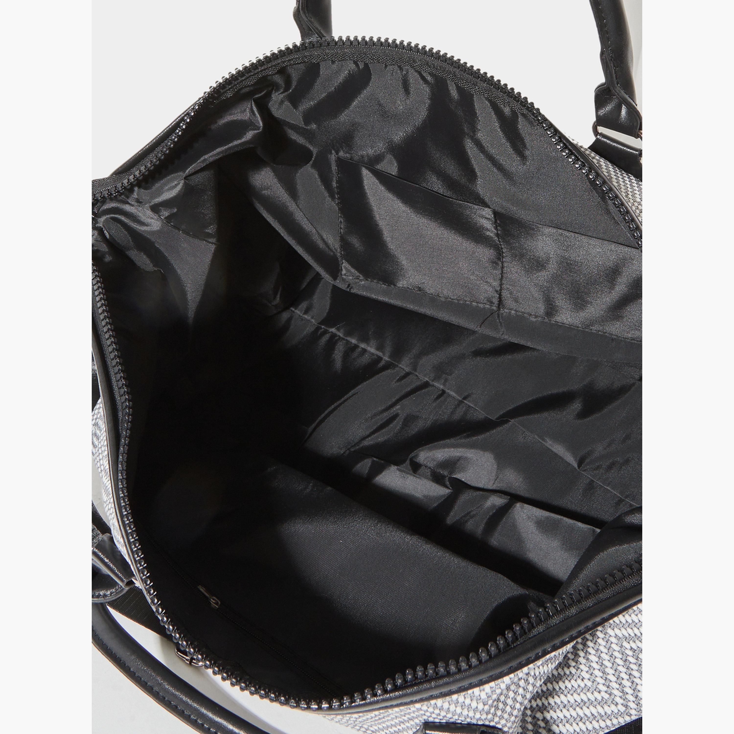 Styli Textured Gym Bag-women-bagsandwallets-handbags-image-4