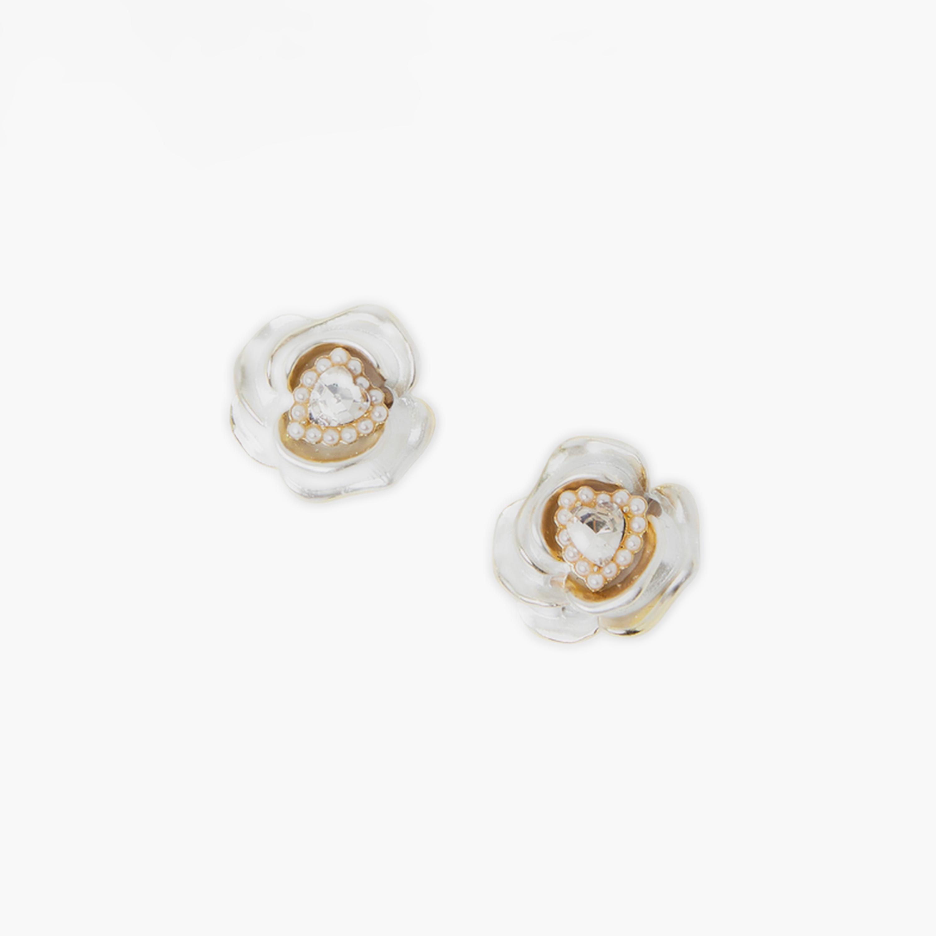 Styli Floral Stud Earrings-women-watchesandjewellery-jewellery-earrings-image-1