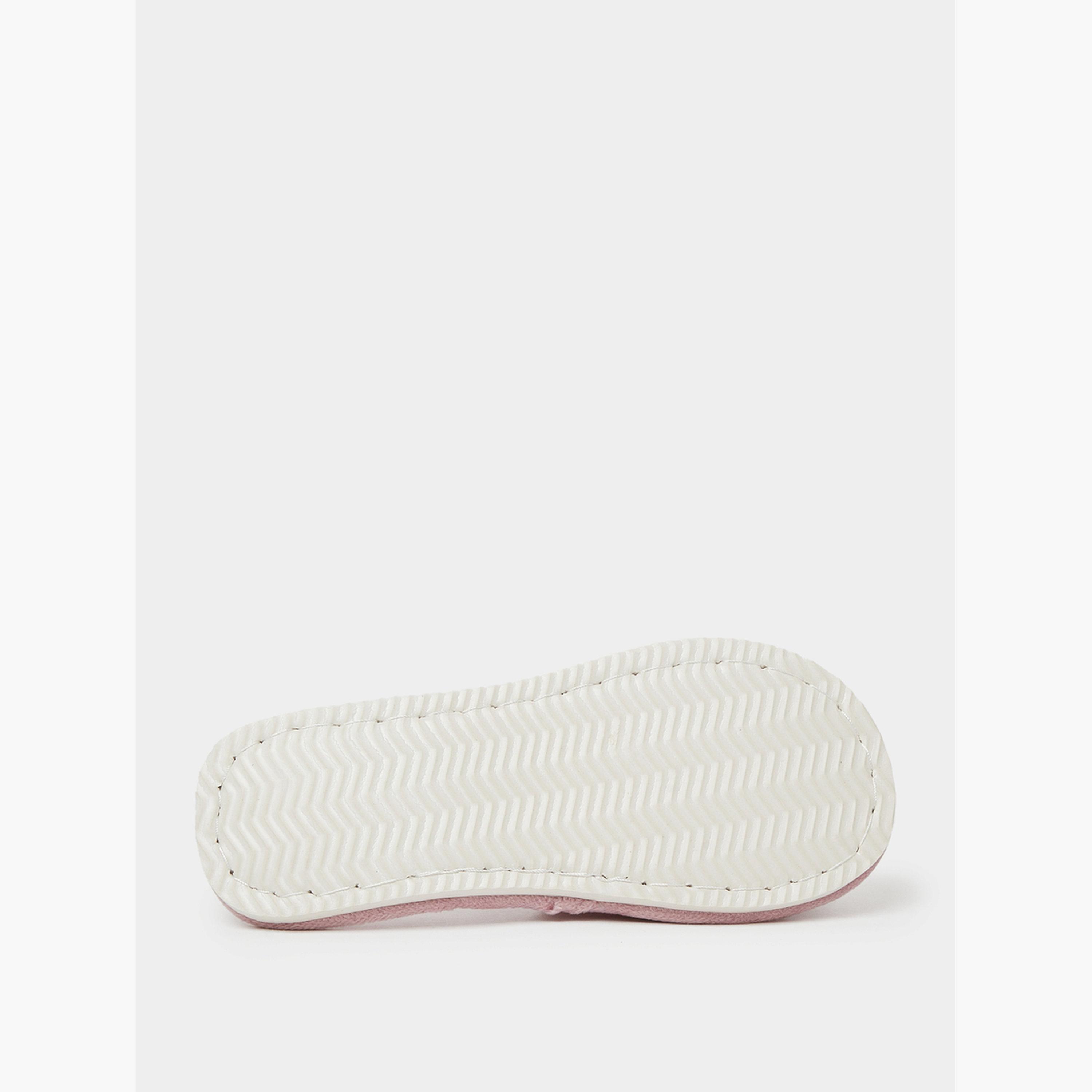 Styli Pink Knot Detail Bedroom Slippers-women-shoes-flats-slides-image-6