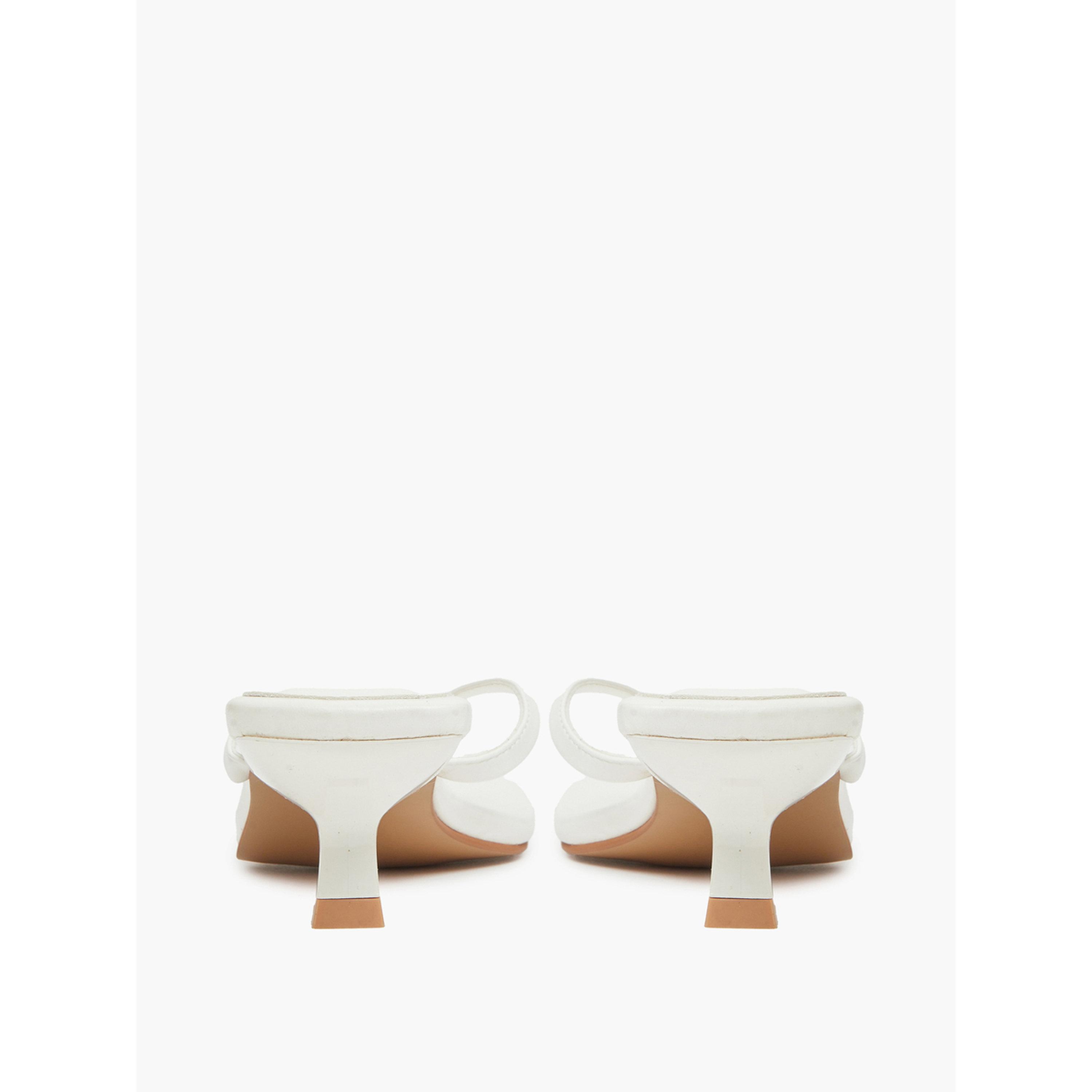 Styli White Kitten Heel Thong Sandals-women-shoes-sandals-heeled-image-6