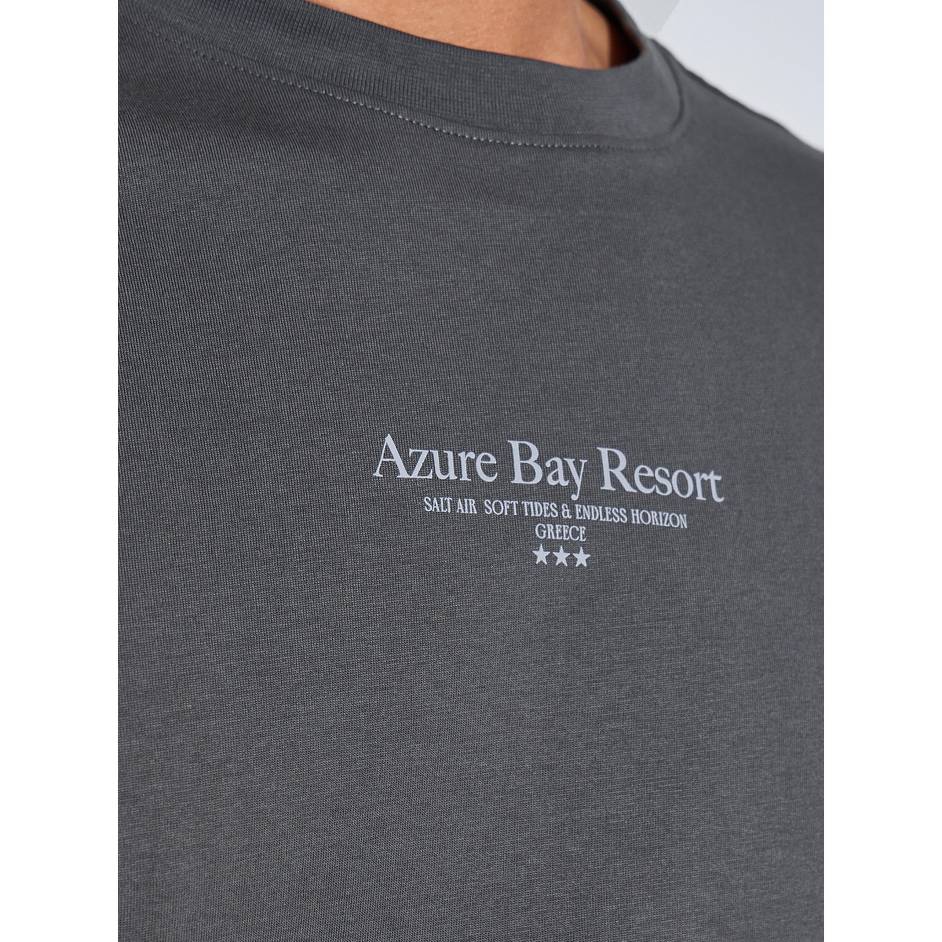 Styli Grey Slogan Print Crew Neck Oversized T-Shirt-men-clothing-tshirtsandpolos-tshirts-image-5