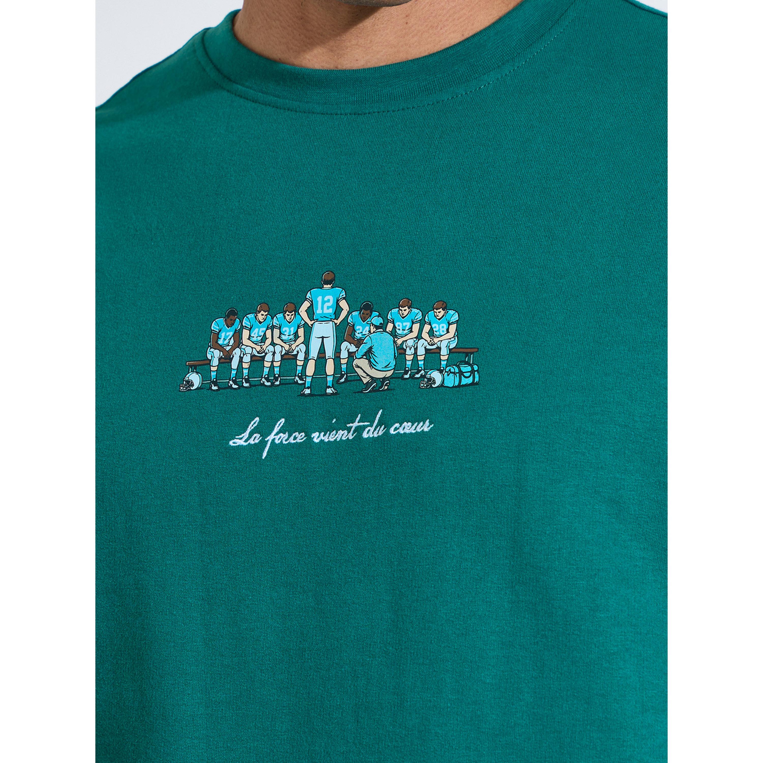 Styli Green Chest Embroidered Crew Neck Oversized T-Shirt-men-clothing-tshirtsandpolos-tshirts-image-6
