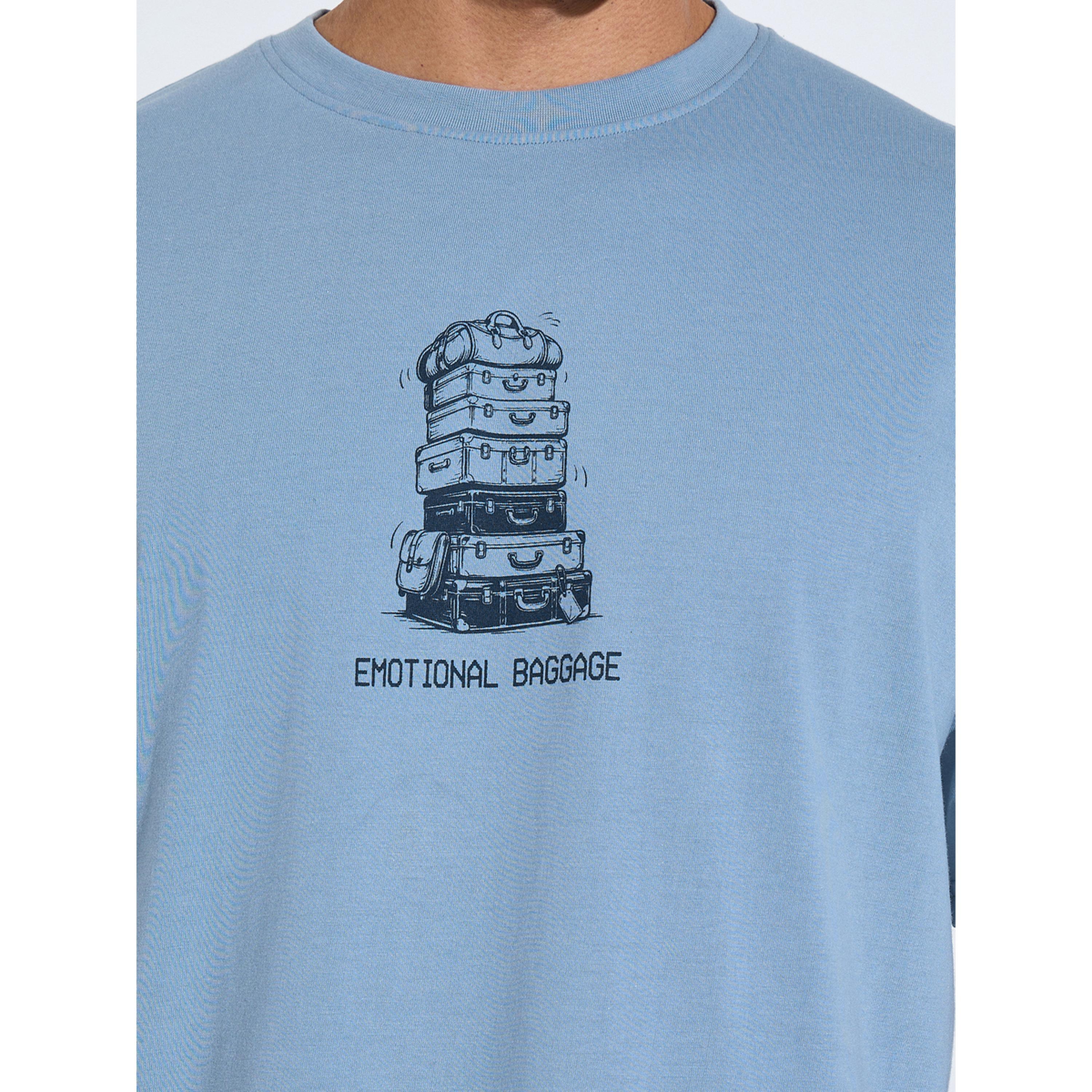تيشيرت واسع بياقة دائرية وطبعة جرافيك باللون الأزرق-men-clothing-tshirtsandpolos-tshirts-image-4
