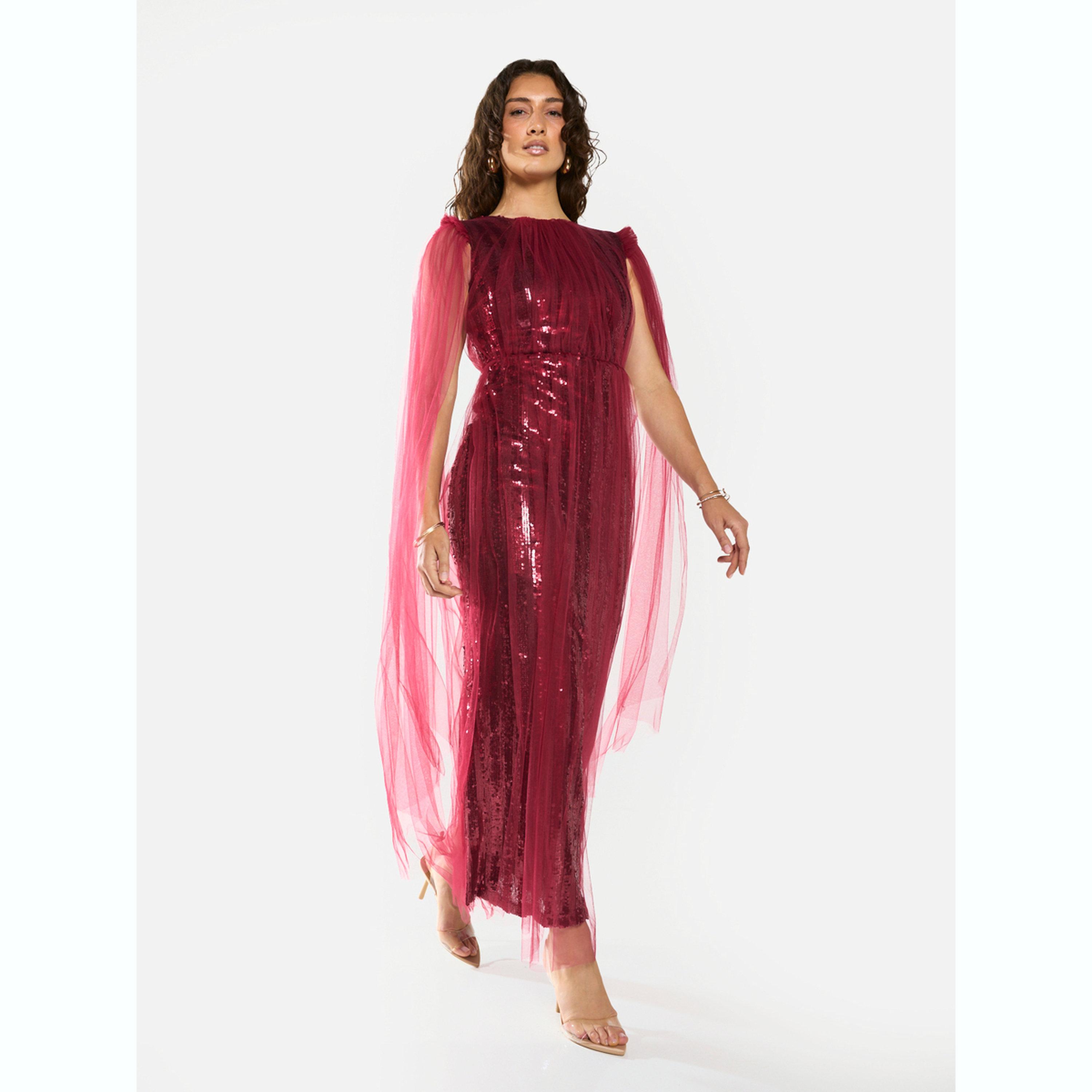 House of Moda X Styli Sequin Veil Overlay Evening Maxi Dress-women-clothing-dresses-image-2