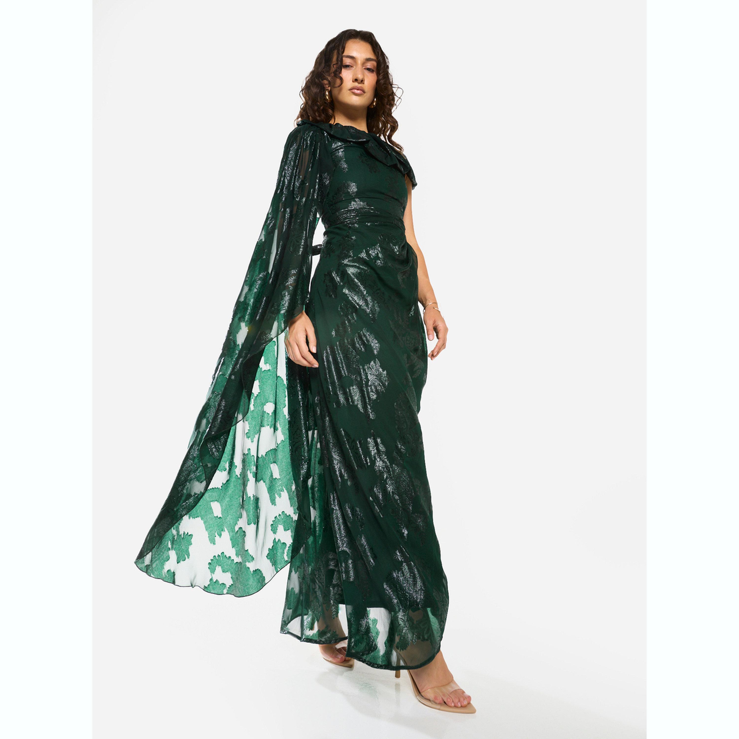 فستان طويل مُجسم بنمط منسدل وأكتاف مكشوفة-women-clothing-dresses-image-3