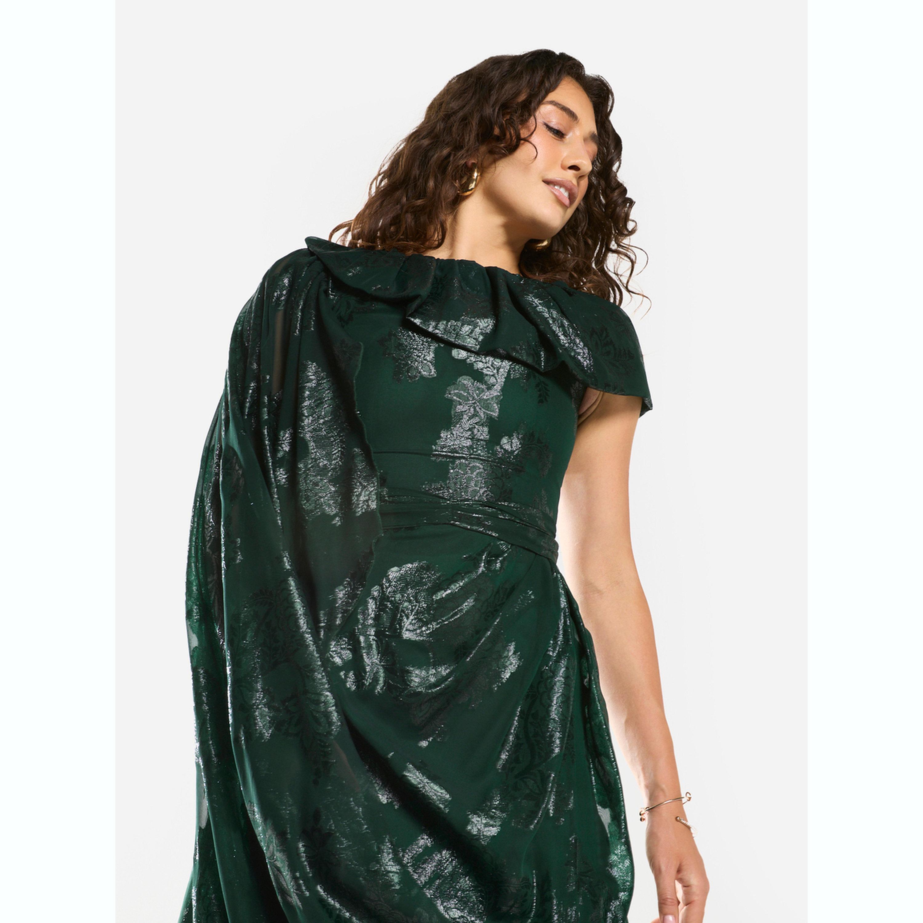 فستان طويل مُجسم بنمط منسدل وأكتاف مكشوفة-women-clothing-dresses-image-5