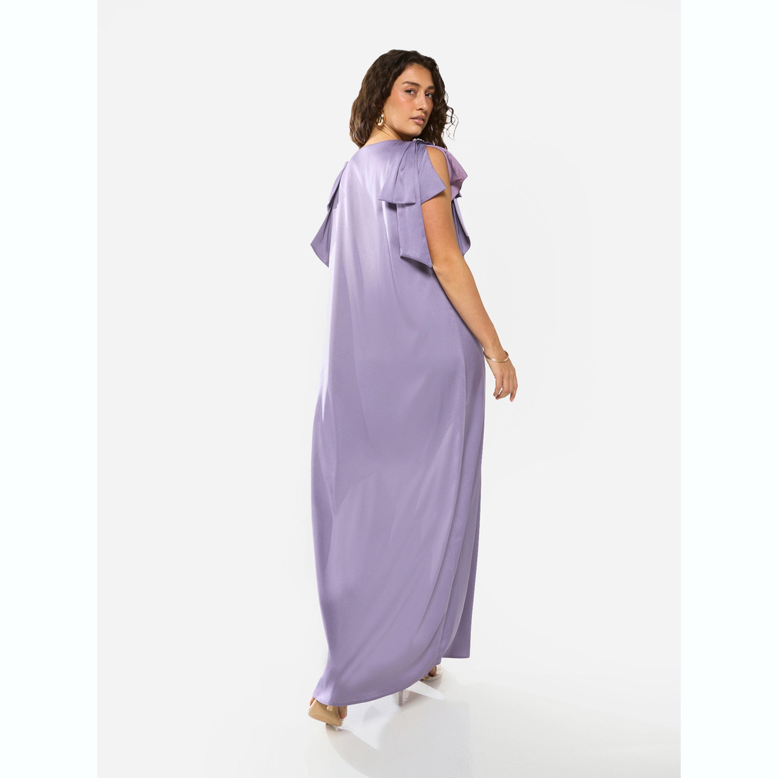 House of Moda X Styli Embellished Yoke Frill Sleeve Maxi Dress-women-clothing-dresses-image-5