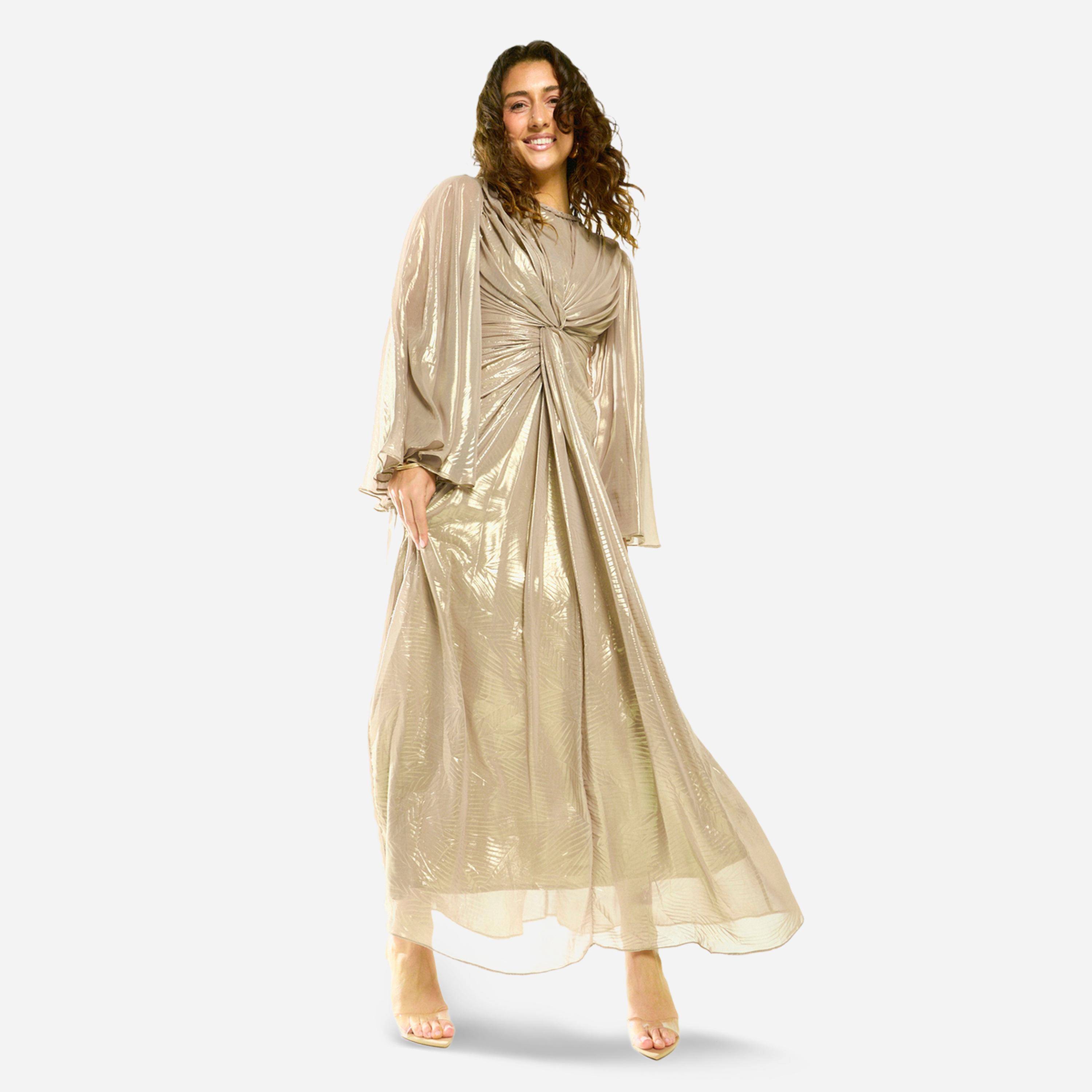 House of Moda X Styli Radiant Twist Drape Evening Maxi Dress-women-clothing-dresses-image-4