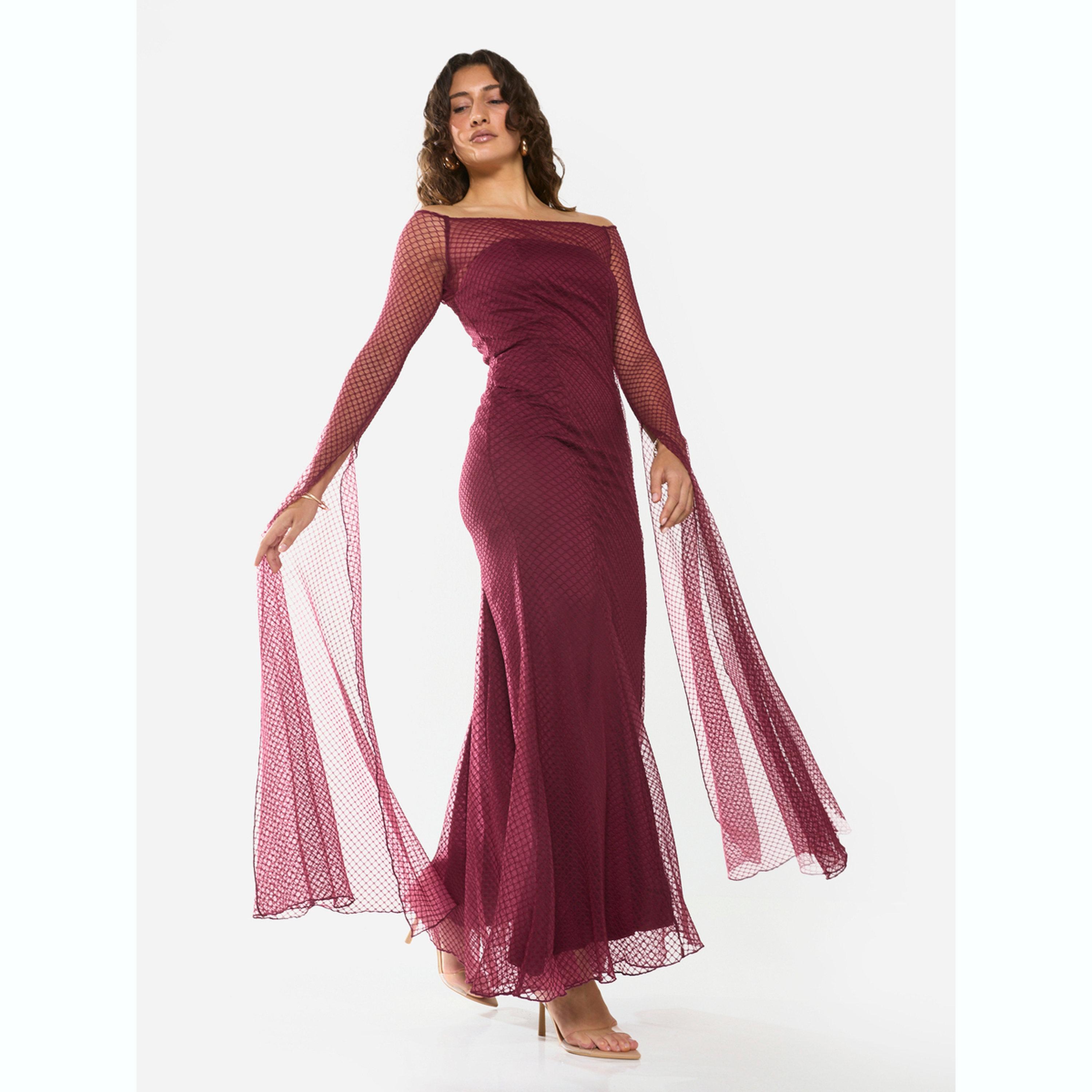 House of Moda X Styli Sheer Overlay Off-Shoulder Maxi Dress-women-clothing-dresses-image-5