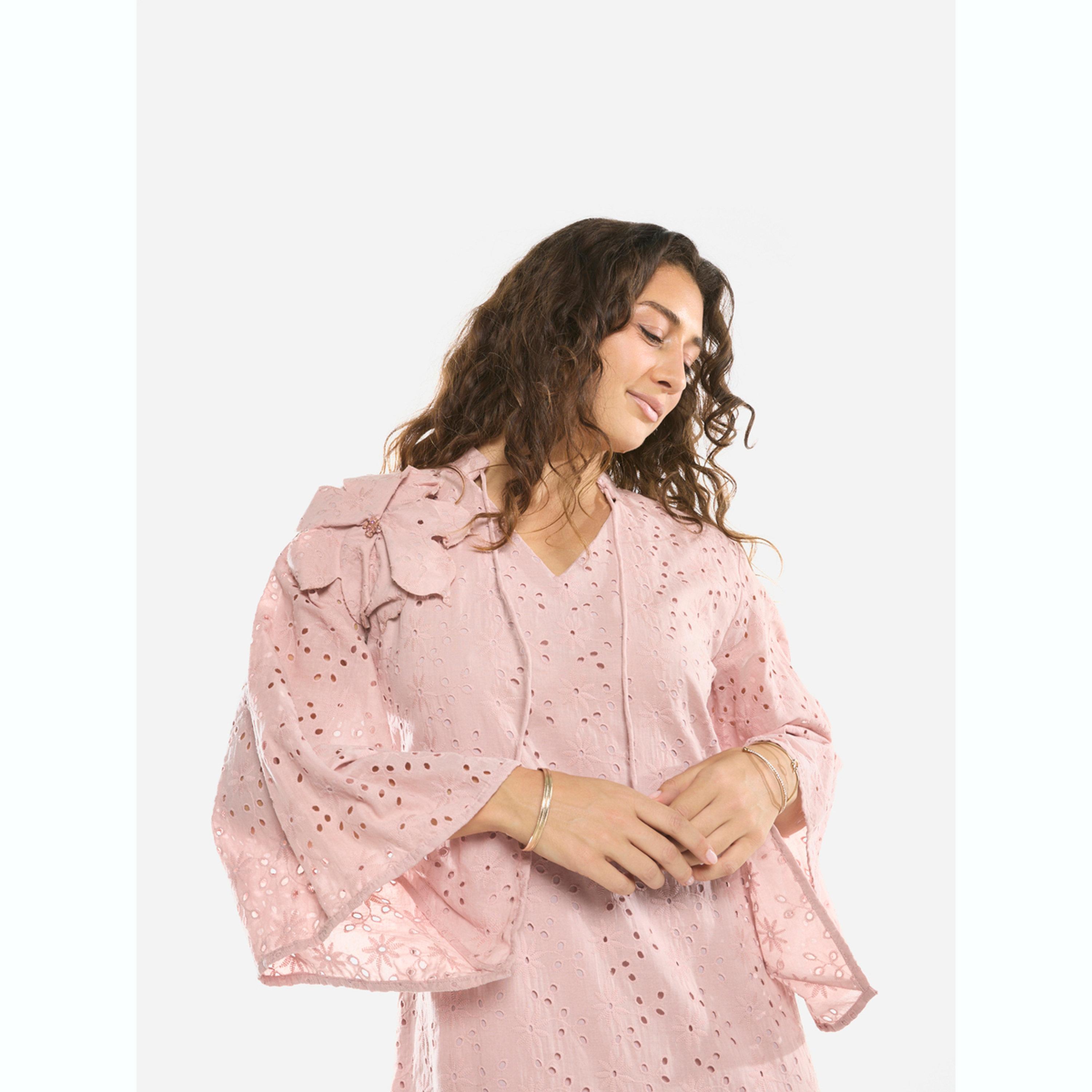 House of Moda X Styli Bow Detail Lace Cut-Out Maxi Dress-women-clothing-dresses-image-5