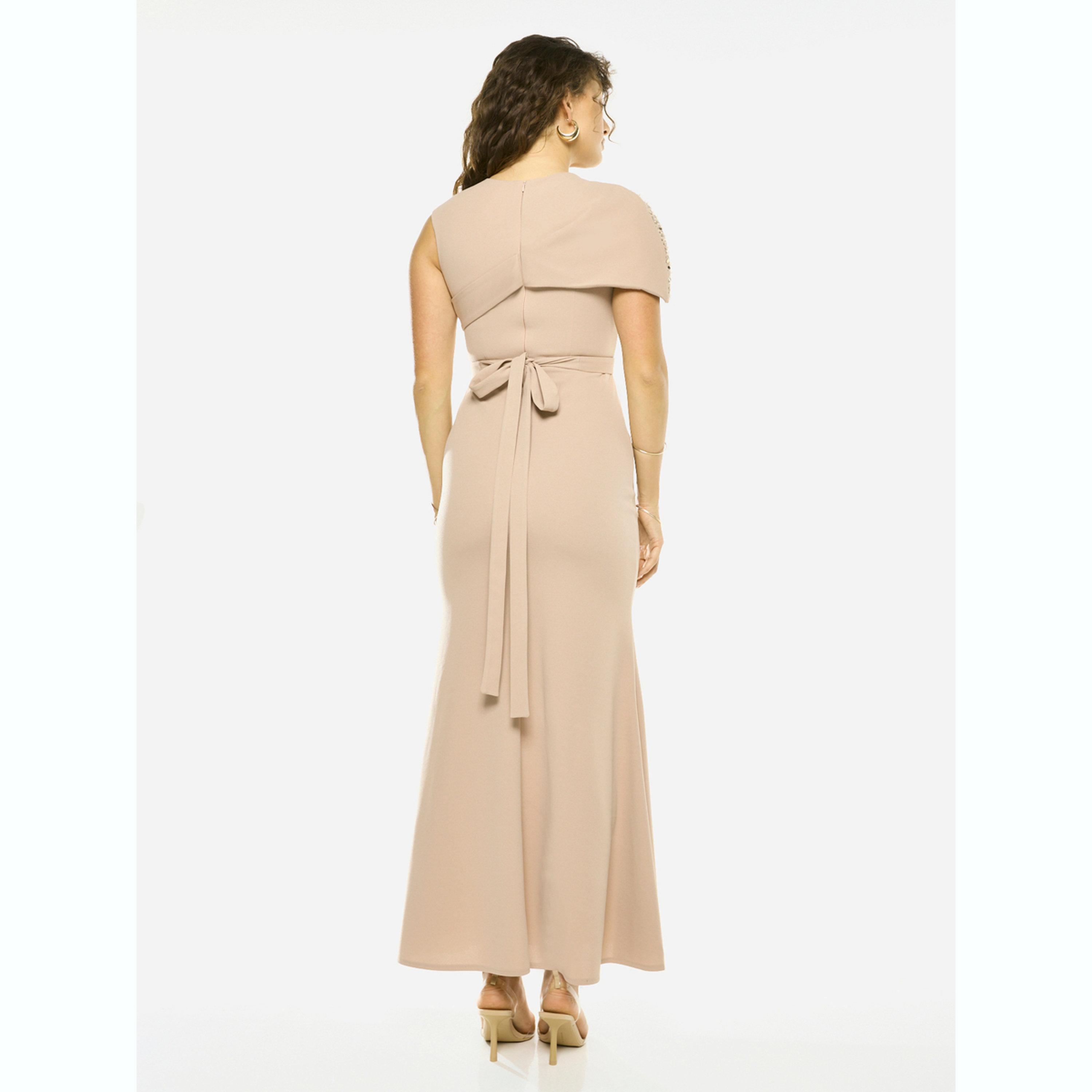 فستان طويل مزين بطبقة علوية-women-clothing-dresses-image-6
