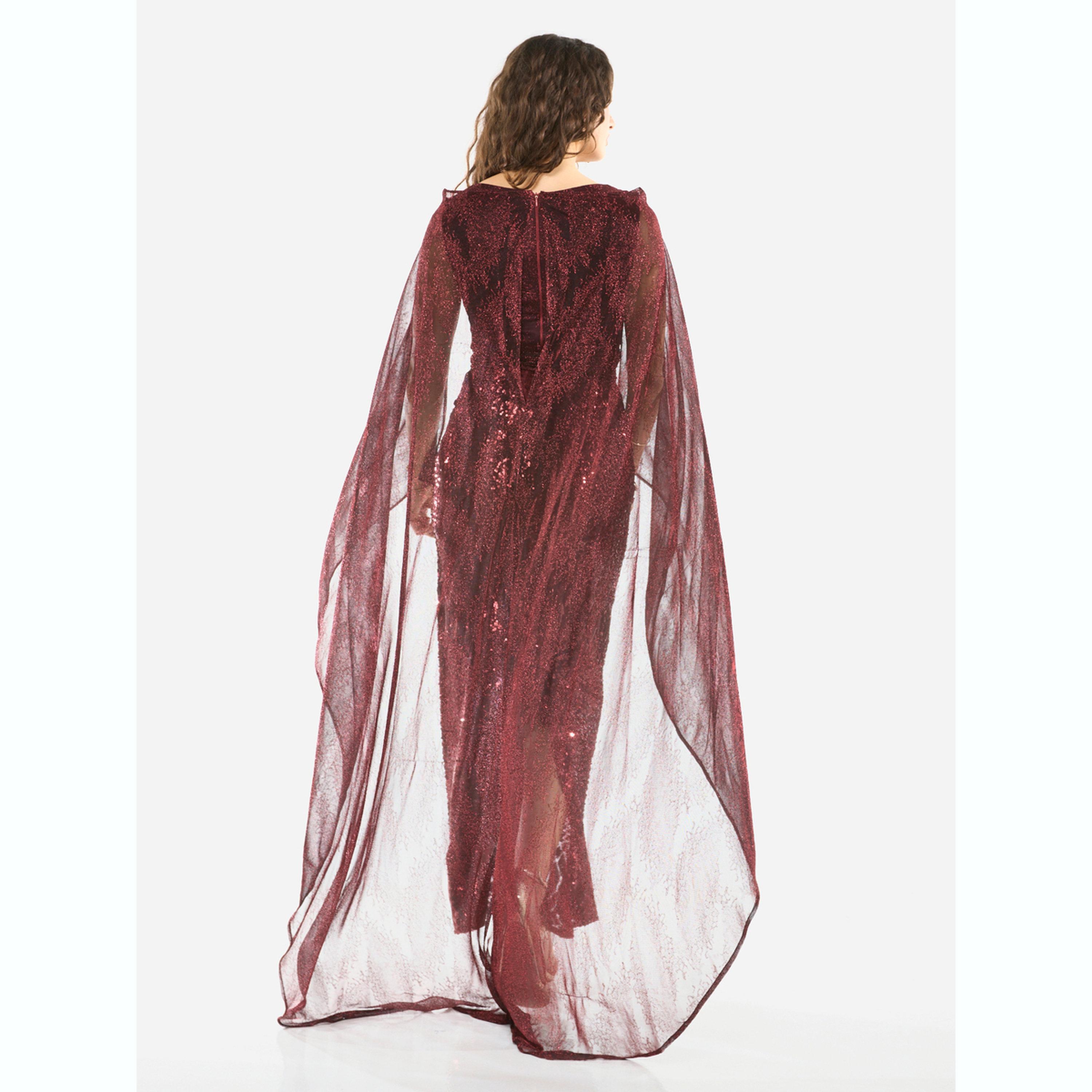 House of Moda X Styli Embellished Drape Tie-Waist Overlay Maxi Dress-women-clothing-dresses-image-5