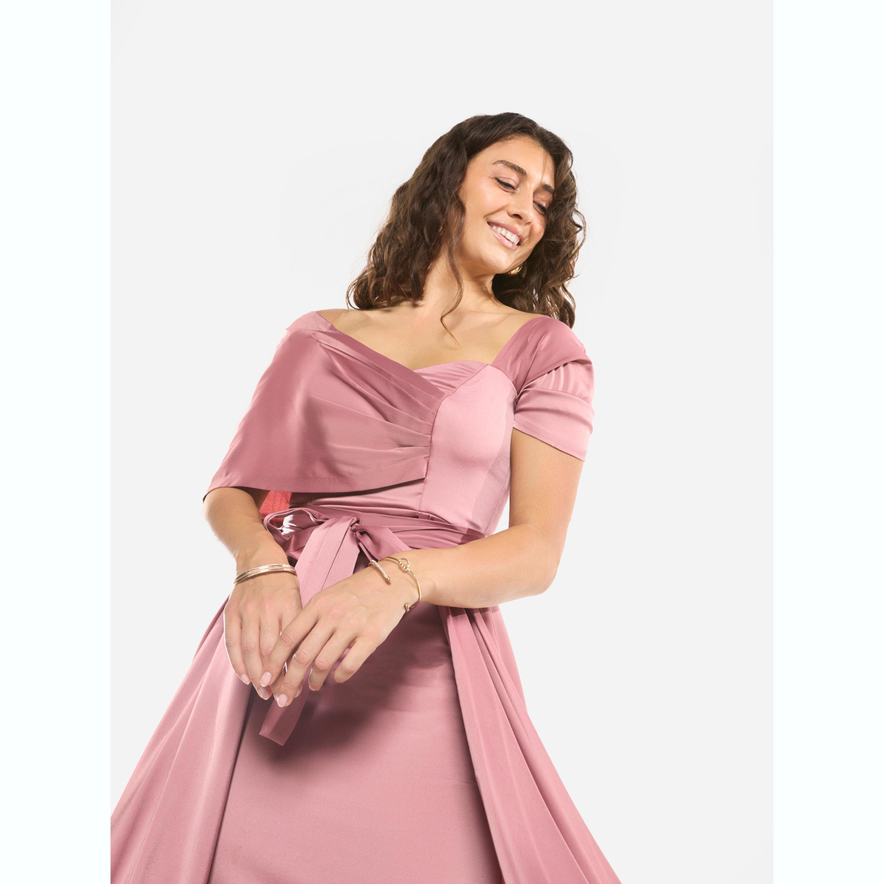 فستان طويل واسع مزين بفيونكة-women-clothing-dresses-image-5