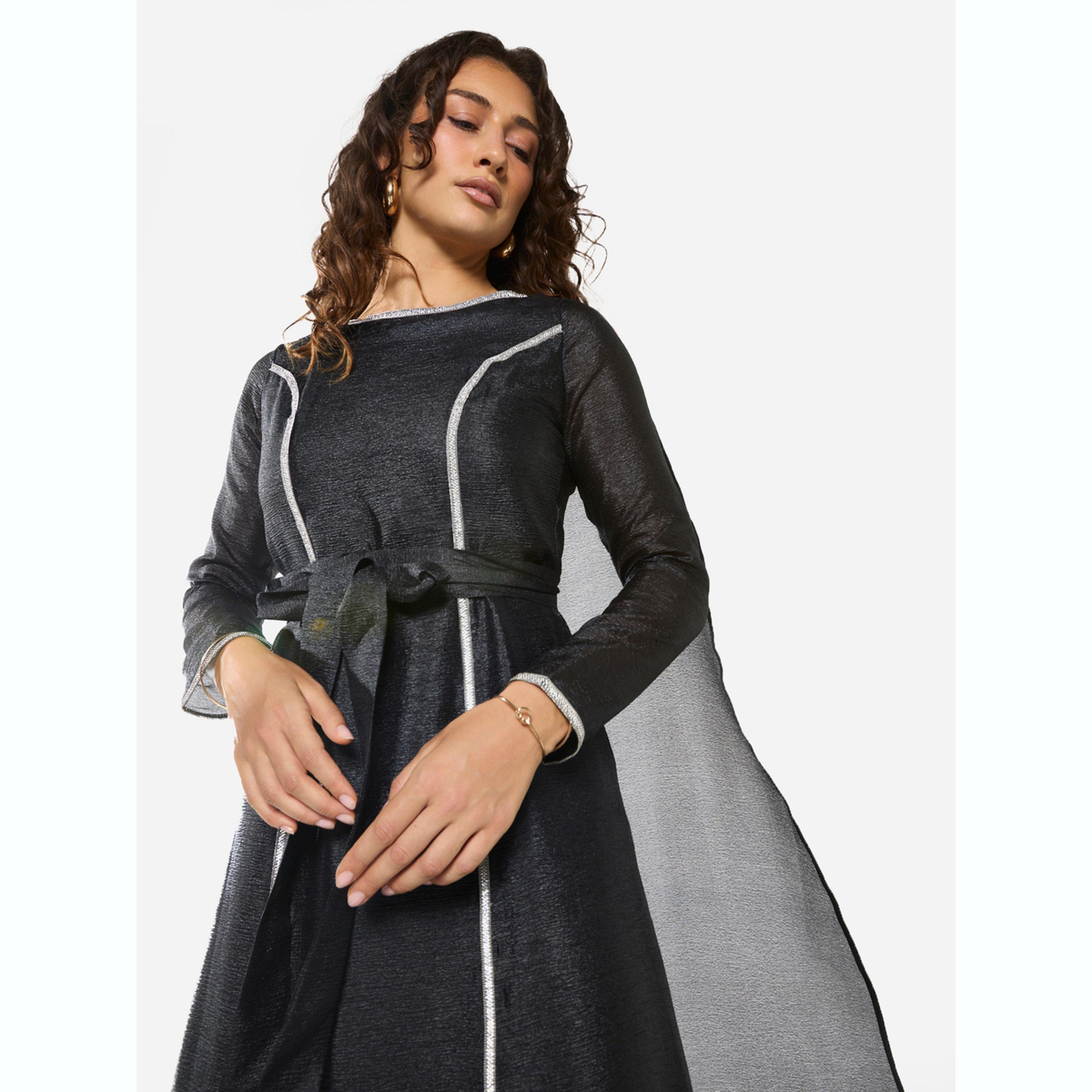 House of Moda X Styli Sheer Overlay Tie-Waist A-Line Maxi Dress-women-clothing-dresses-image-6