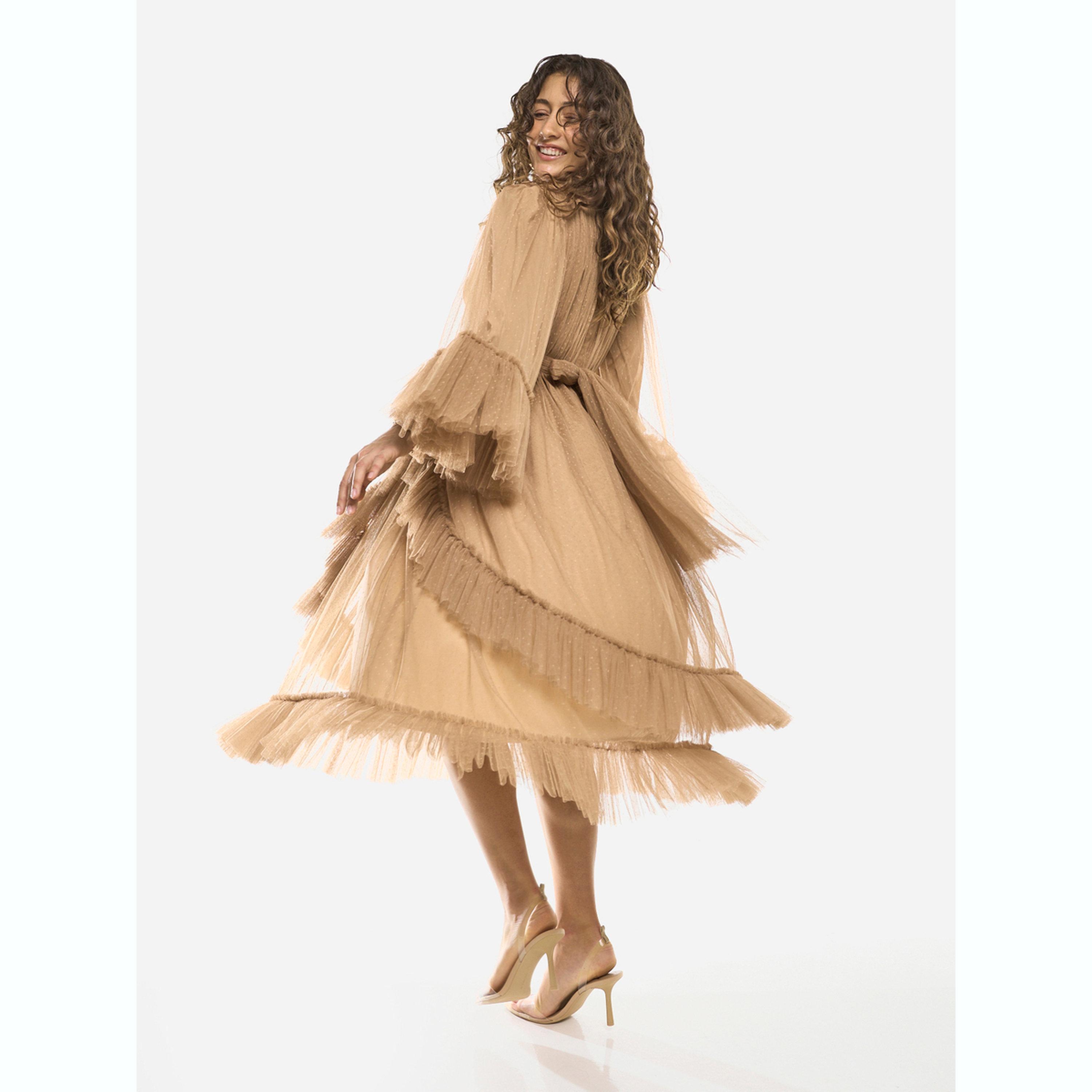 فستان ميدي بطبقات ونمط لف مع تفاصيل كشكش-women-clothing-dresses-image-6