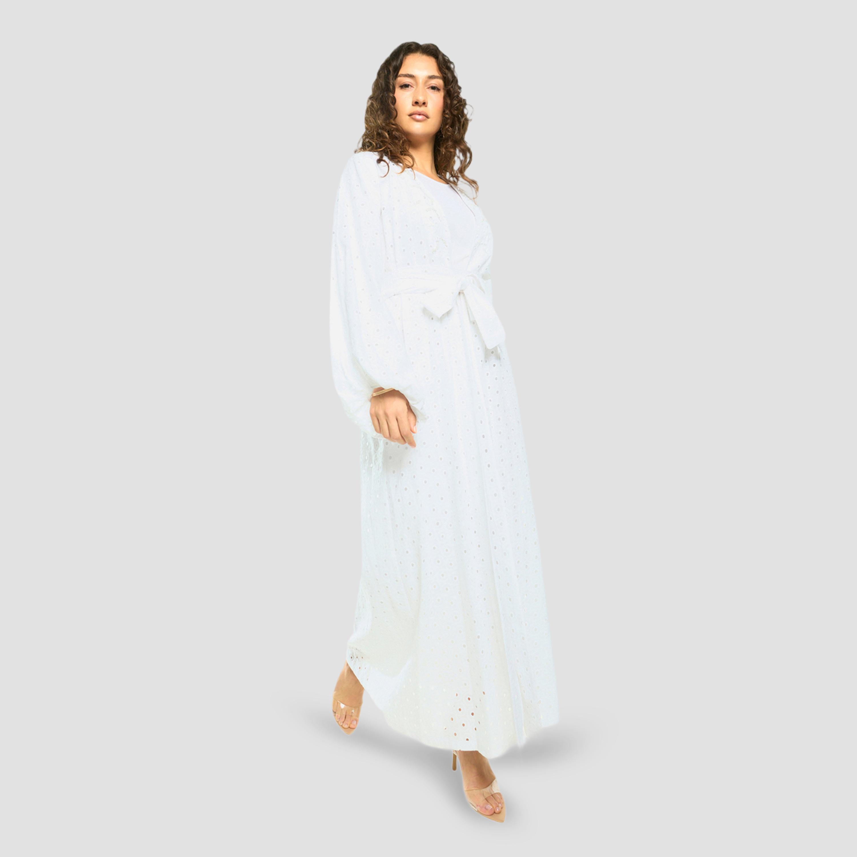 House of Moda X Styli Layered Overlay Relaxed Jalabiya-women-clothing-dresses-image-2