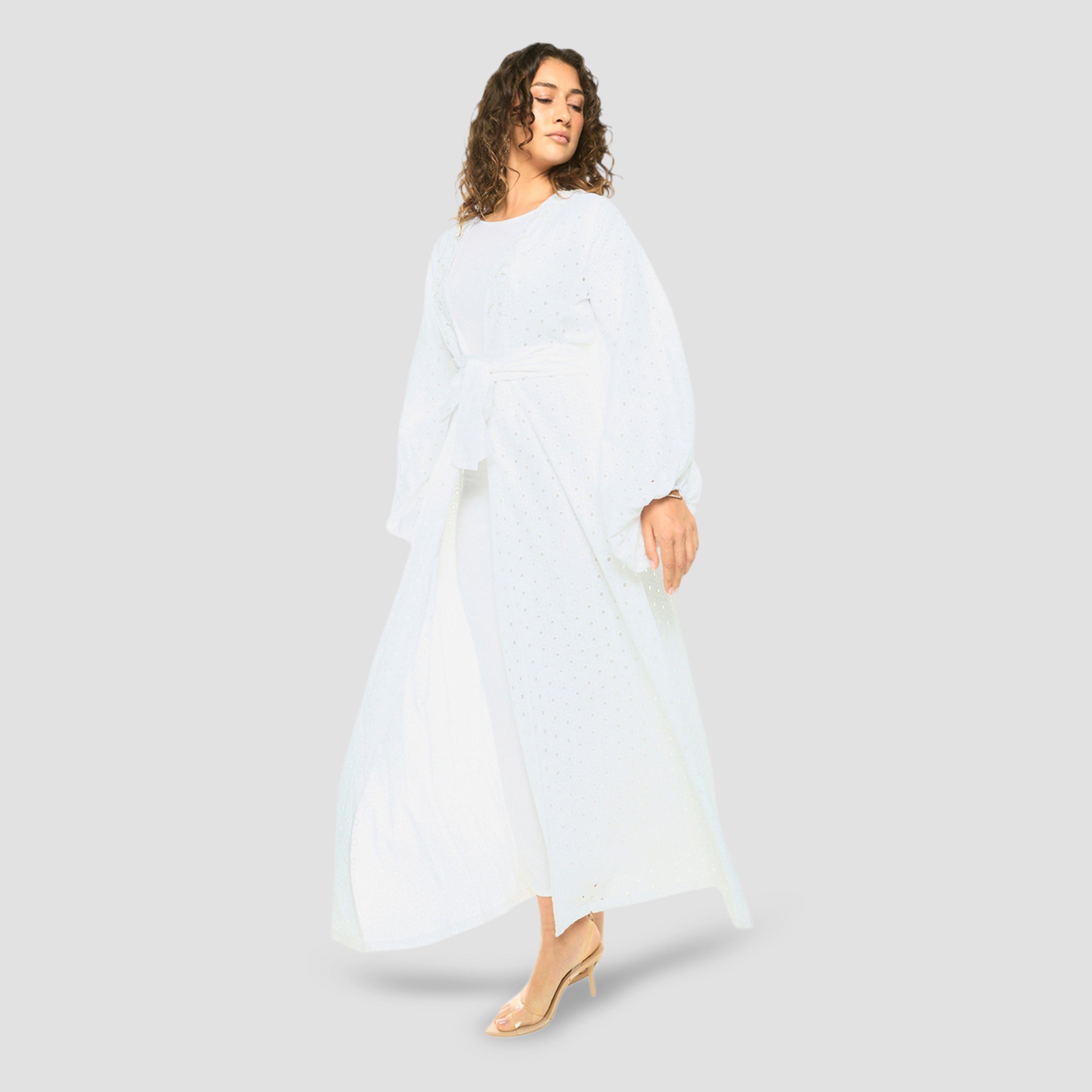 House of Moda X Styli Layered Overlay Relaxed Jalabiya-women-clothing-dresses-image-3