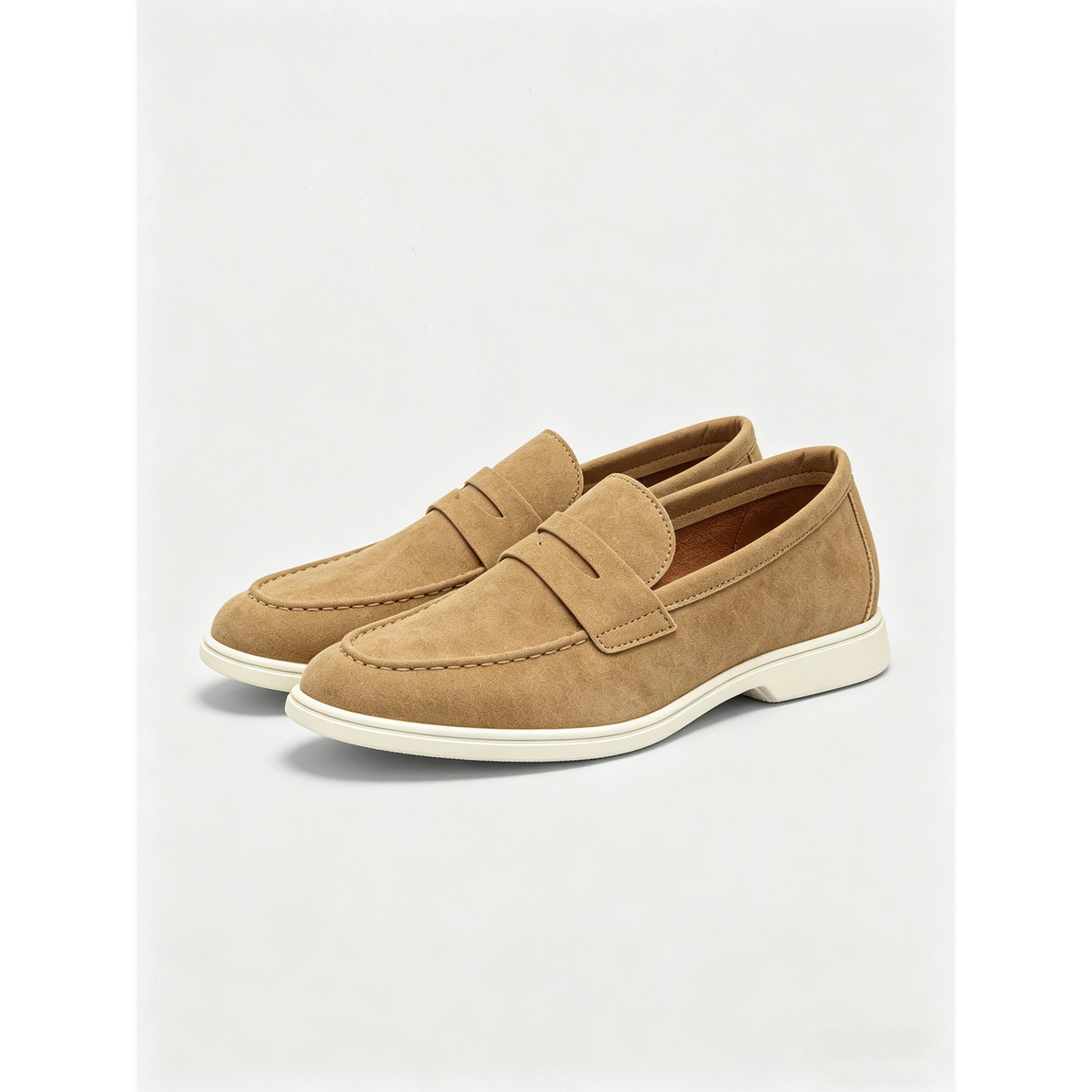 حذاء لوفرز كاجوال رجالي - بيج-men-shoes-loafersandmoccasins-image-1