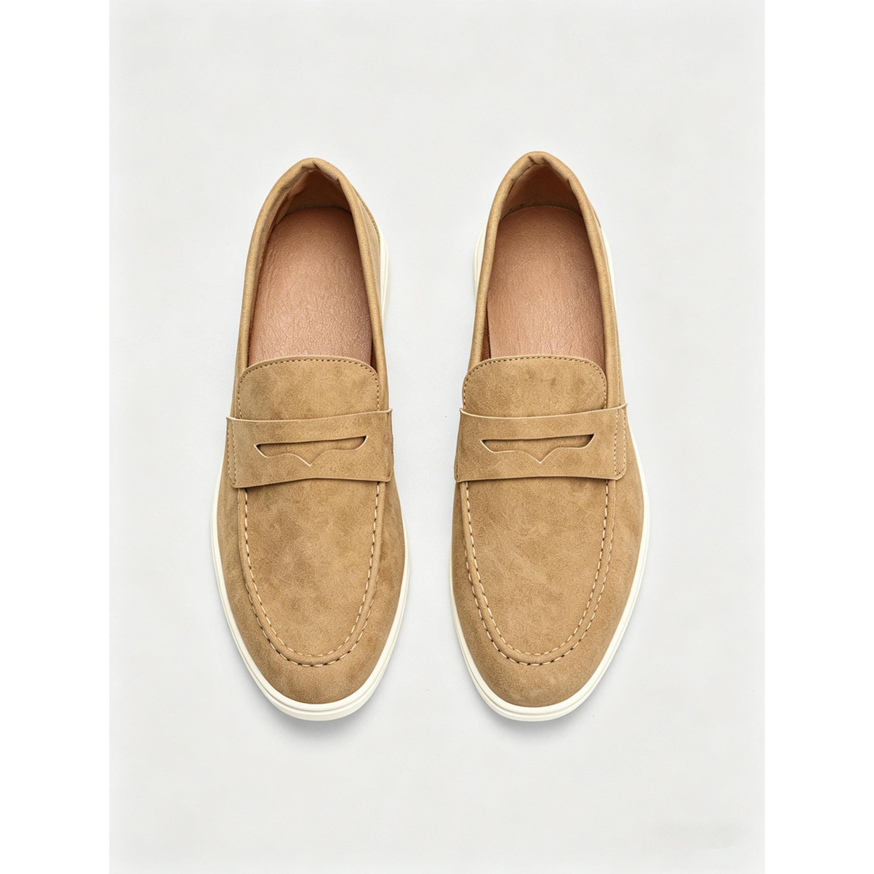 حذاء لوفرز كاجوال رجالي - بيج-men-shoes-loafersandmoccasins-image-3