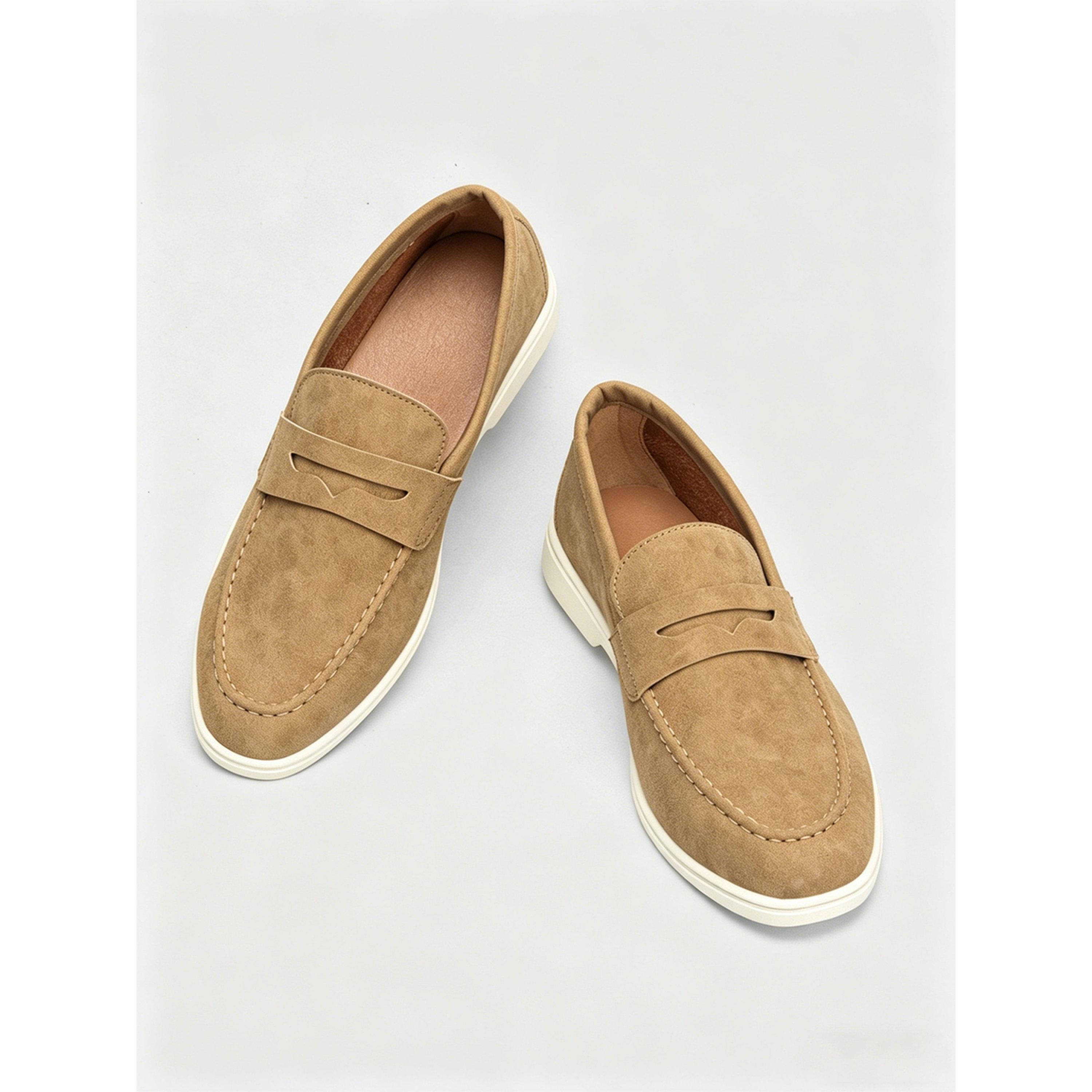 حذاء لوفرز كاجوال رجالي - بيج-men-shoes-loafersandmoccasins-image-4