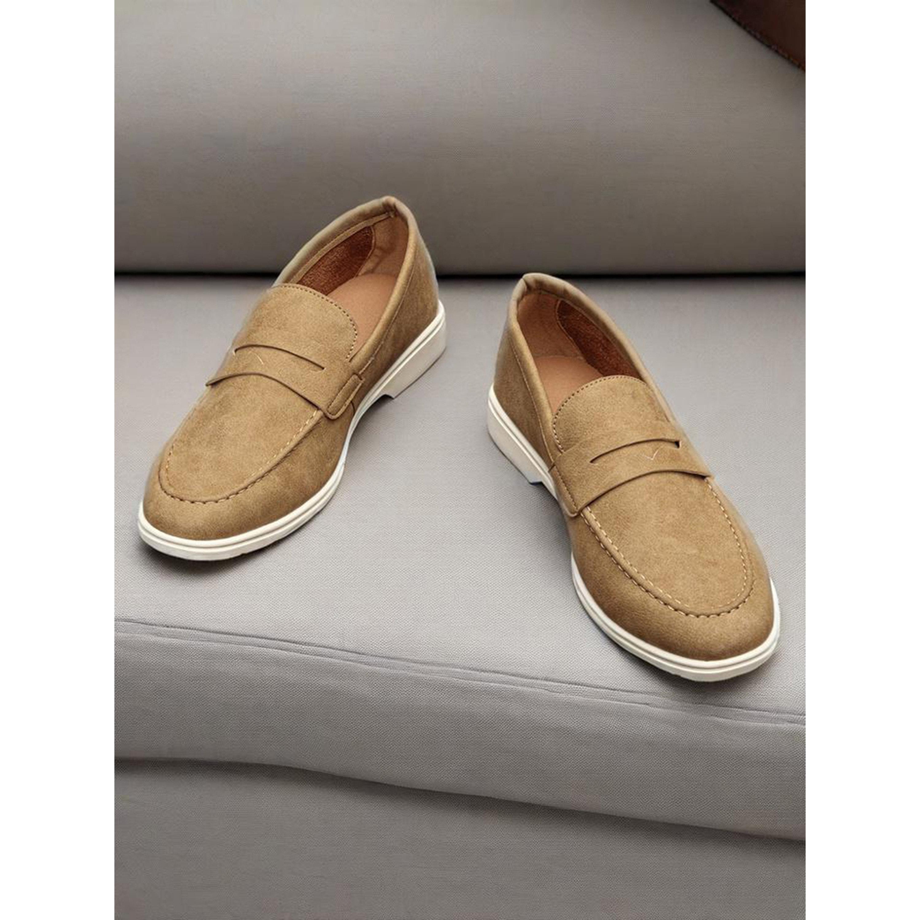 حذاء لوفرز كاجوال رجالي - بيج-men-shoes-loafersandmoccasins-image-5