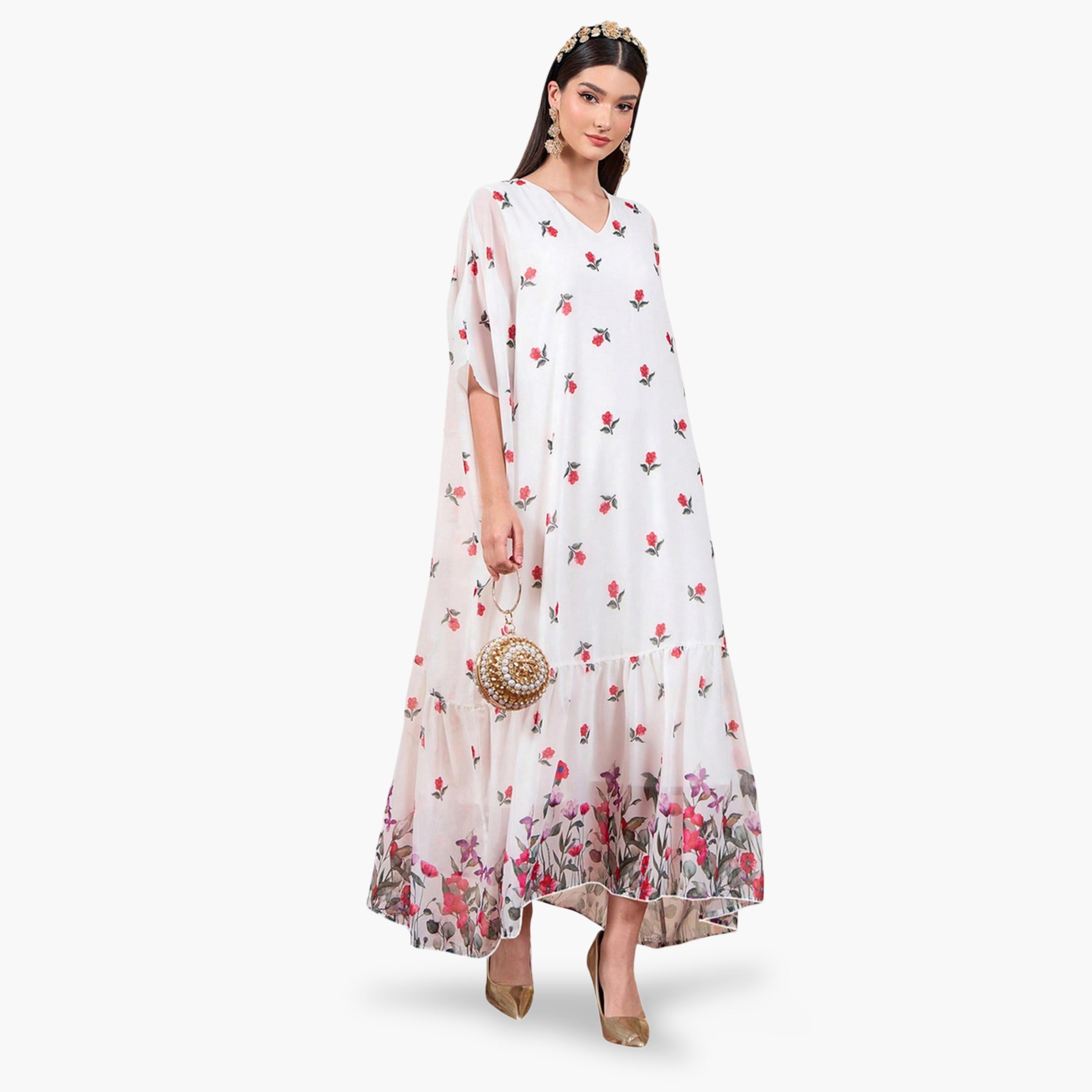 Take Two Multi-Floral Maxi Kaftan Dress-women-arabicclothing-kaftan-image-4