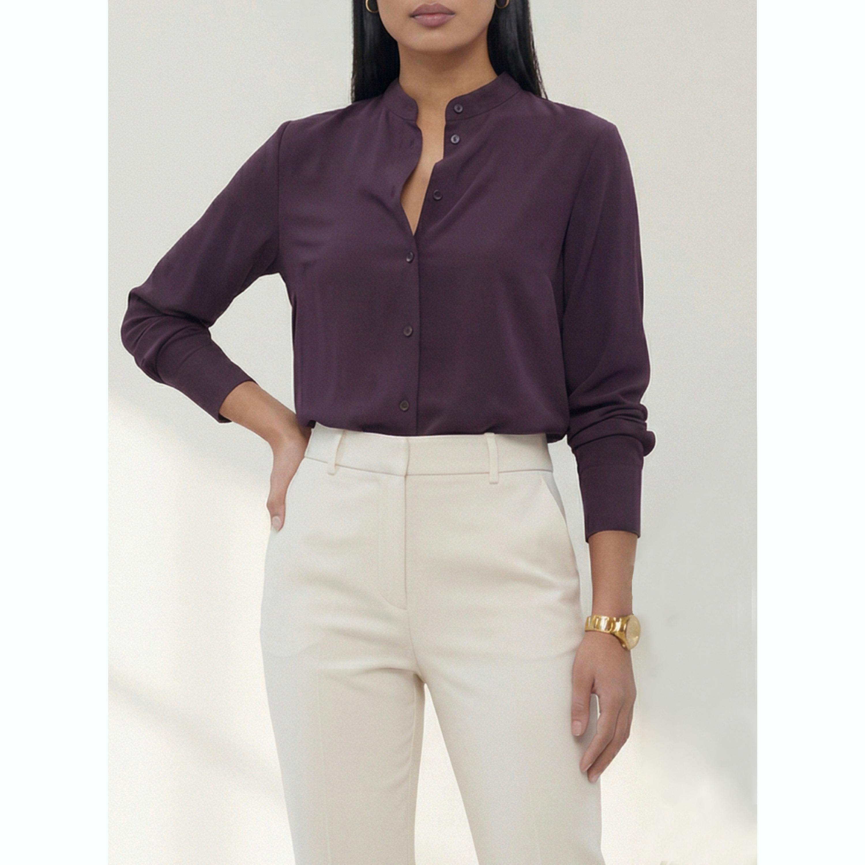 Mish X Styli Purple Solid Regular Fit Shirt-women-clothing-shirtsandblouses-shirts-image-6
