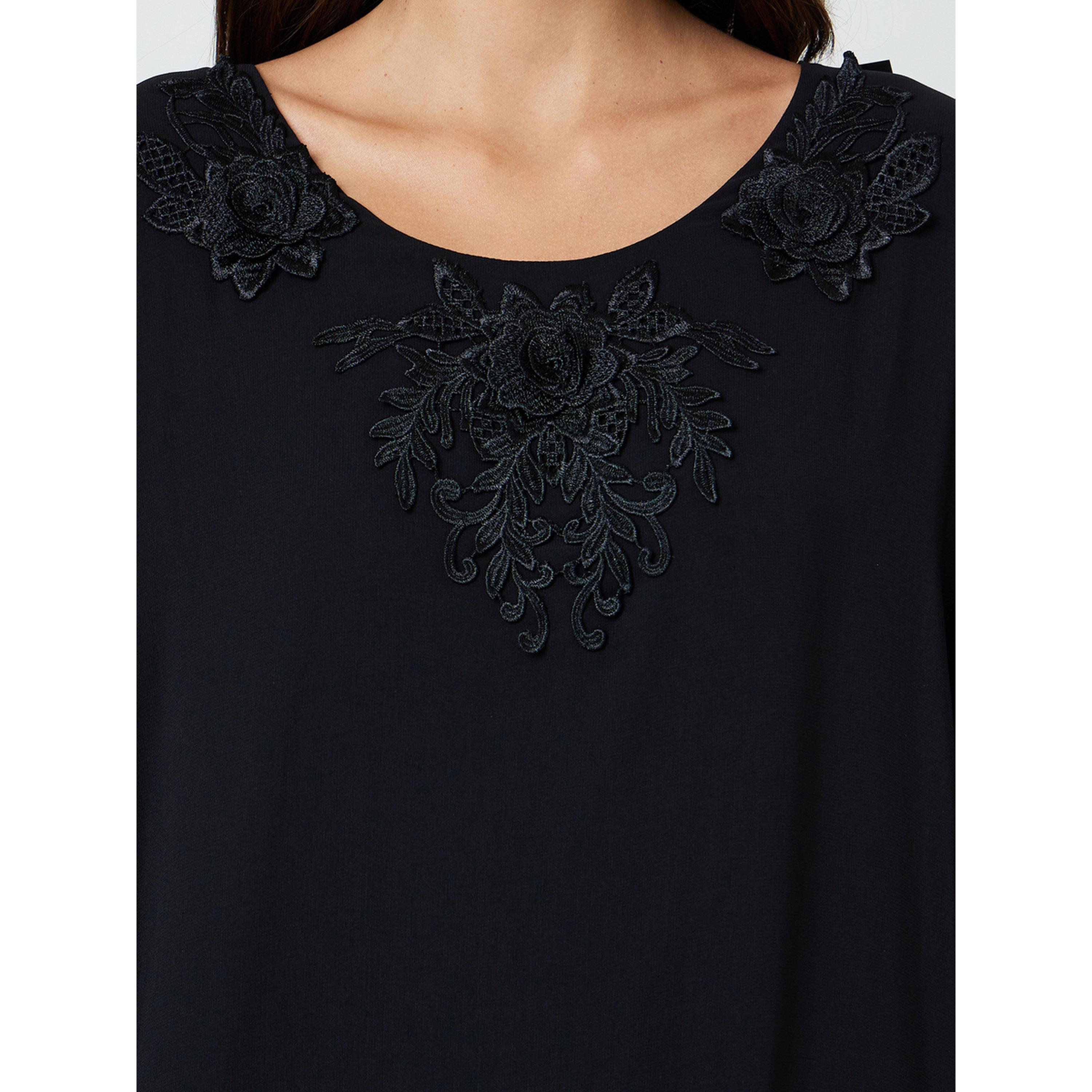 عباية بتفاصيل دانتيل ناعمة مع حجاب-women-arabicclothing-headscarf-hijab-image-5