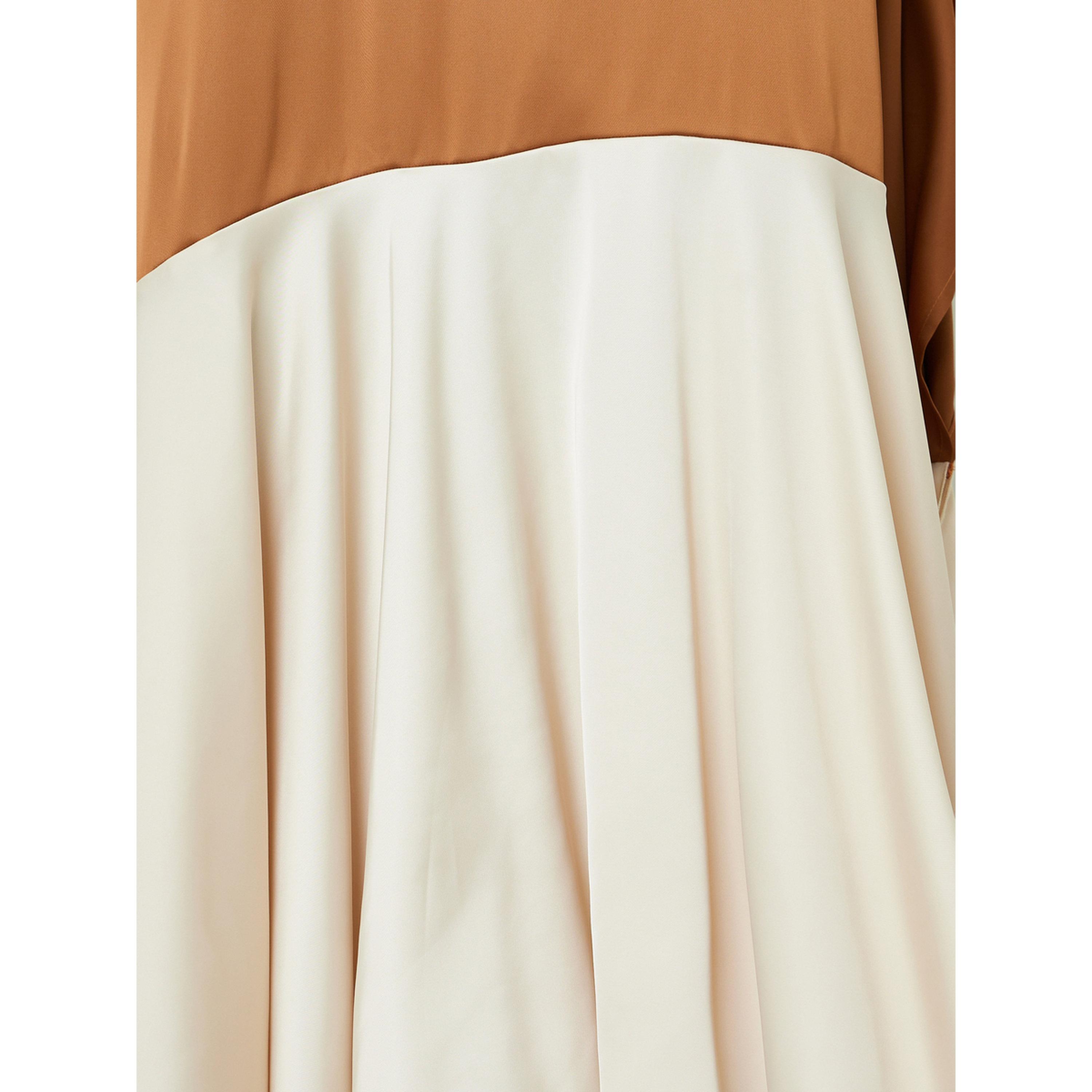 قفطان طويل بأكمام خفاش ولونين مع حجاب-women-arabicclothing-headscarf-hijab-image-5