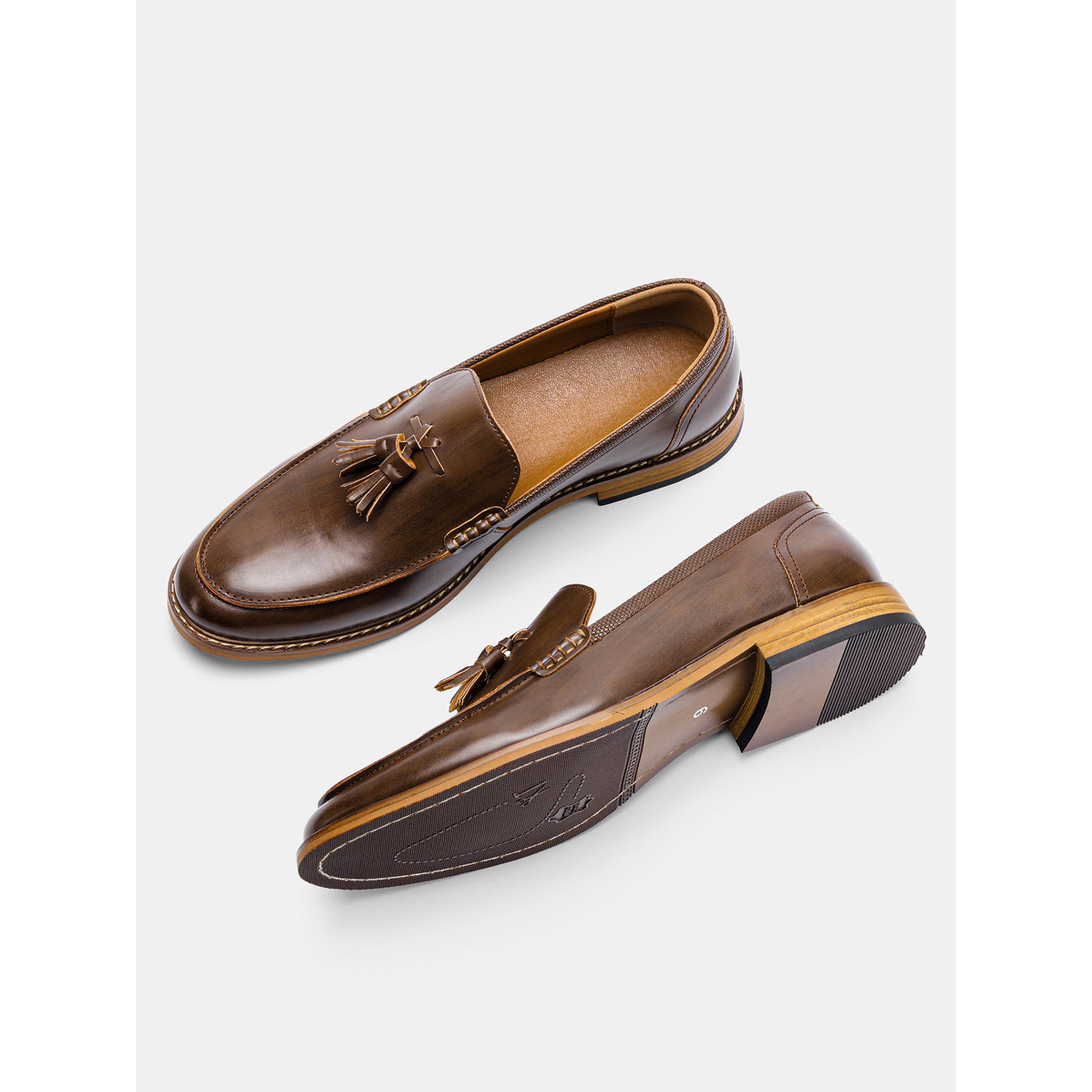 حذاء لوفرز بشرابات رجالي - بني كافيه-men-shoes-loafersandmoccasins-image-6