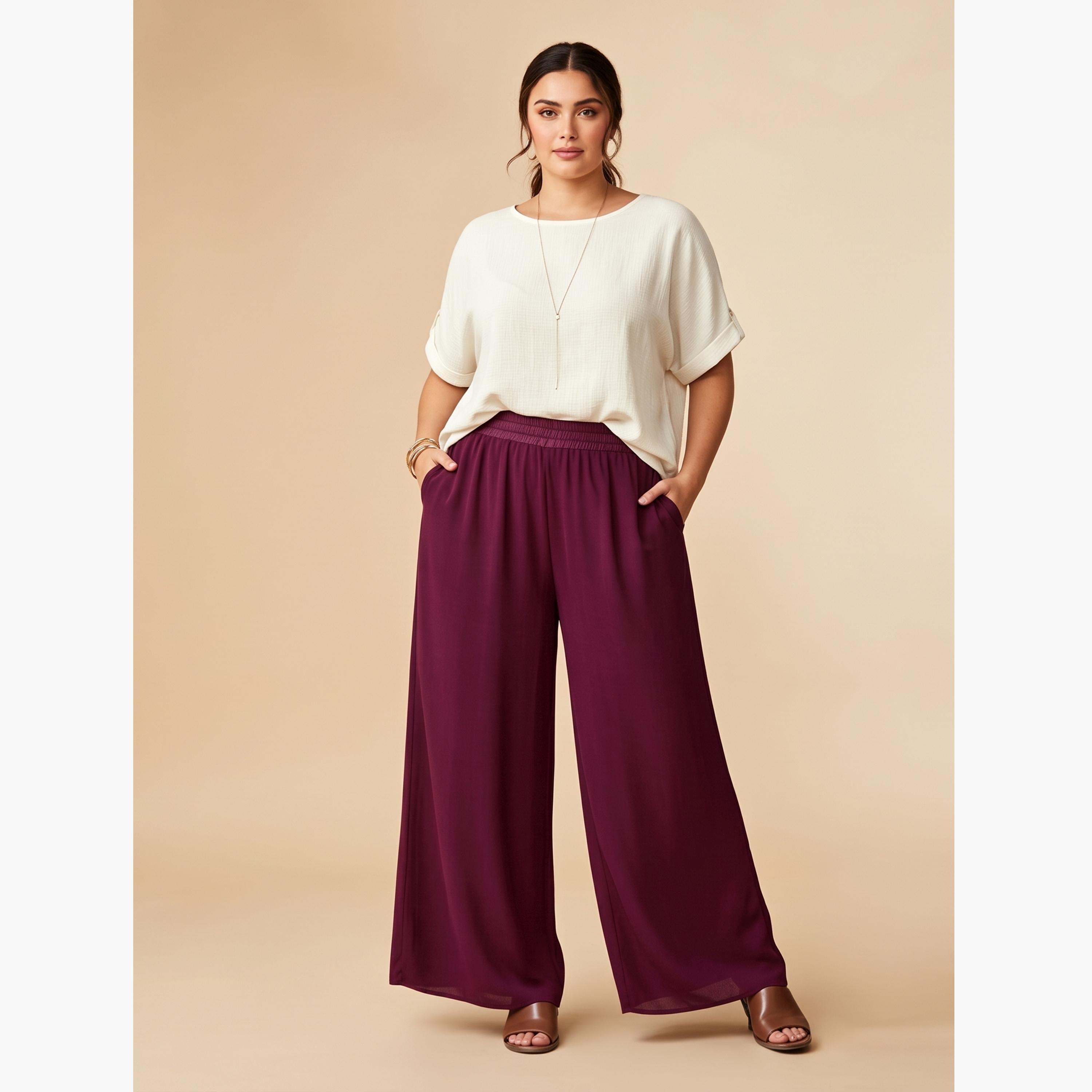 بنطال بالازو بأرجل واسعة بمقاس كبير-women-clothing-plussize-joggers-image-6