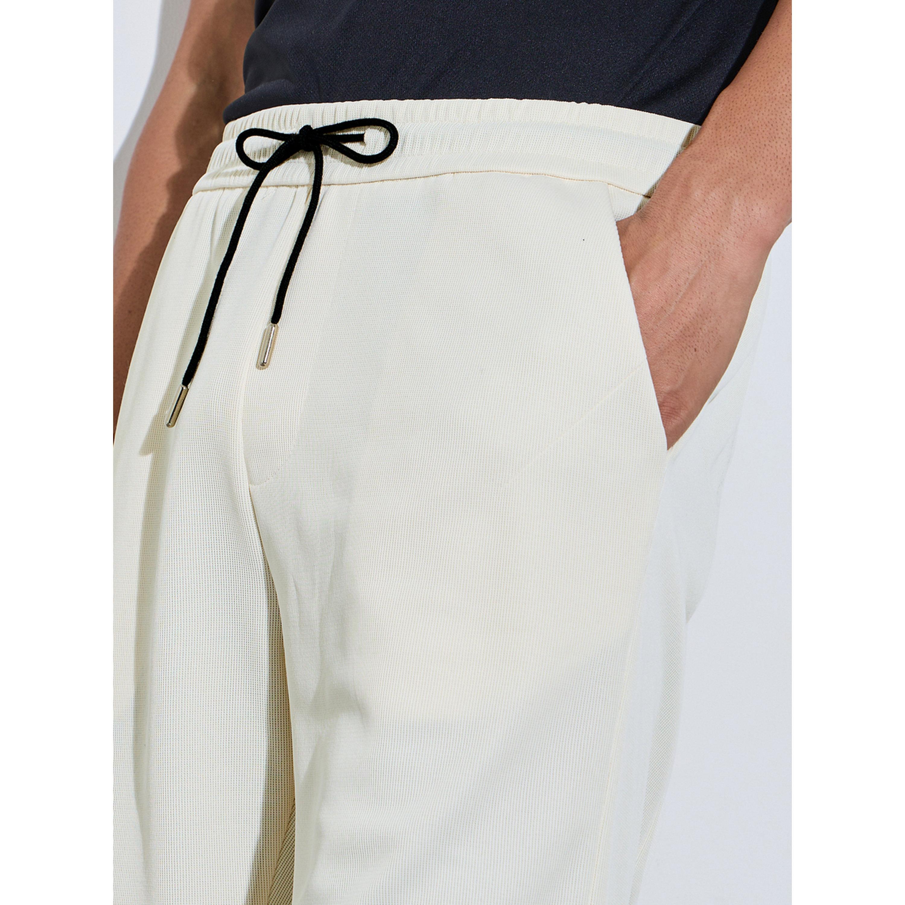 Styli Men Cream Training Shorts with Side Pocket-men-clothing-sportswearandactivewear-bottoms-image-4