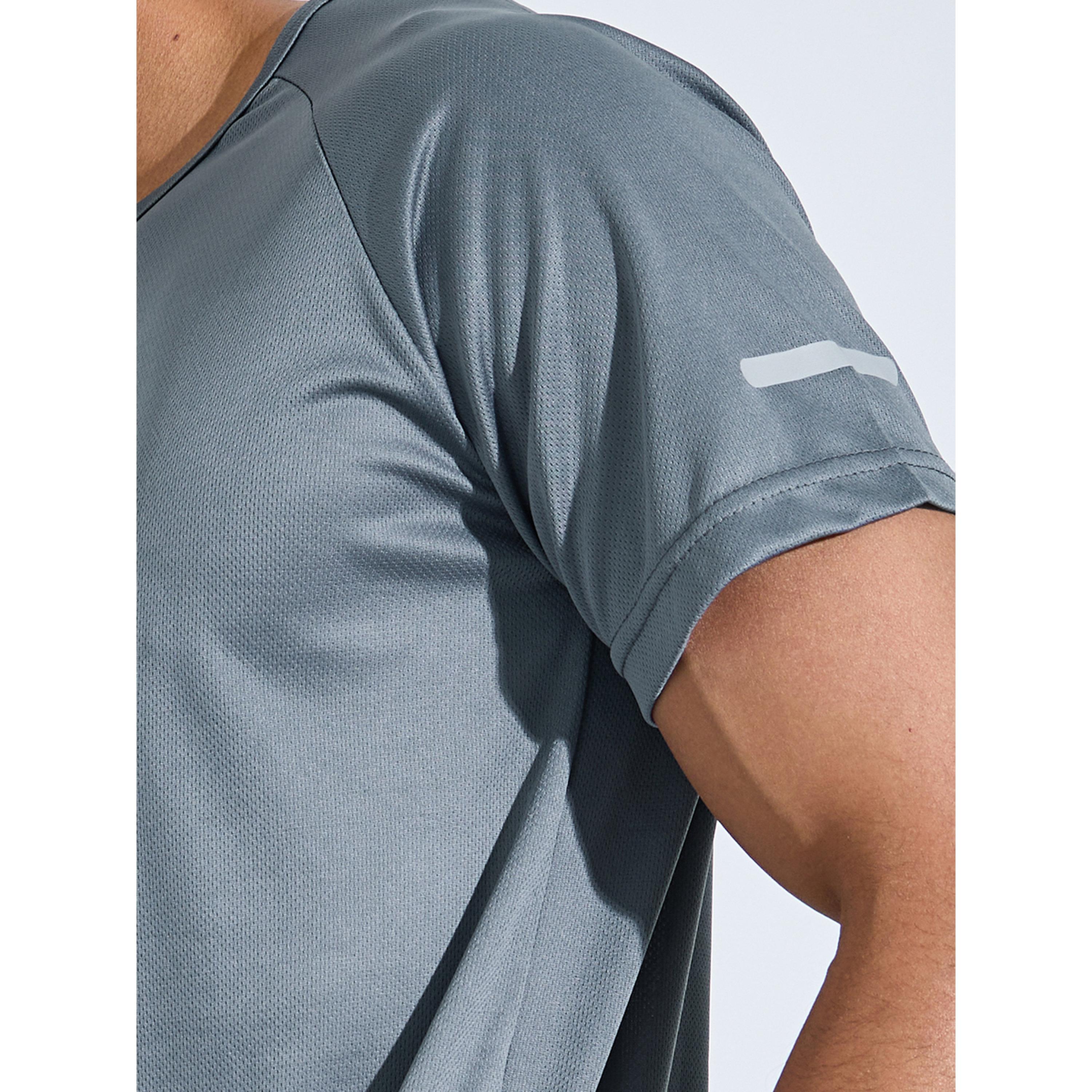Styli Grey Solid Raglan Sleeve Running T-Shirt-men-clothing-sportswearandactivewear-tshirtsandpolos-image-4